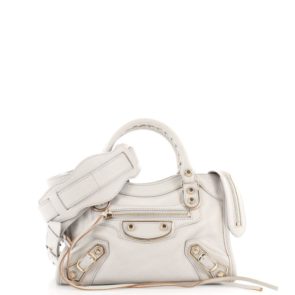 City Classic Metallic Edge Bag Leather Mini