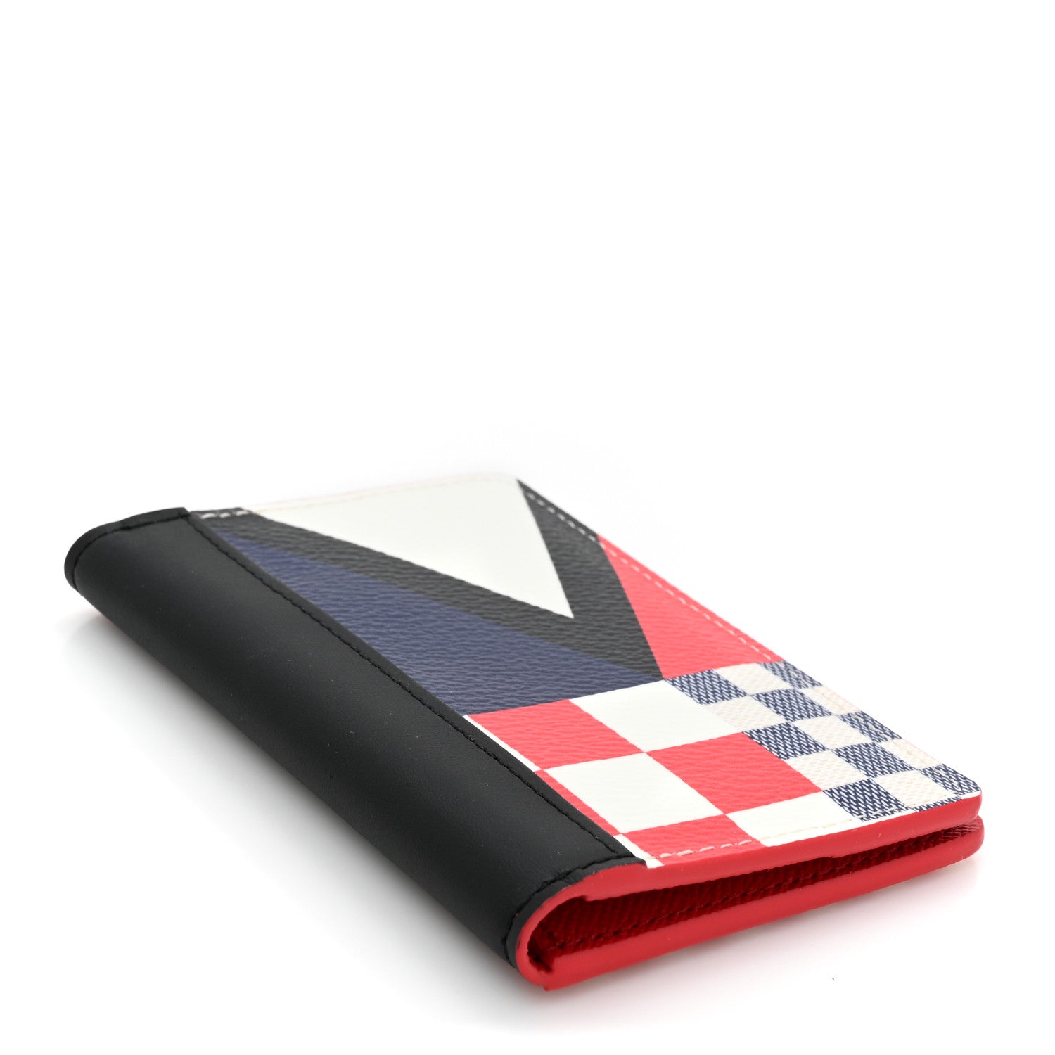 Damier Flags Pocket Organizer Red Blue
