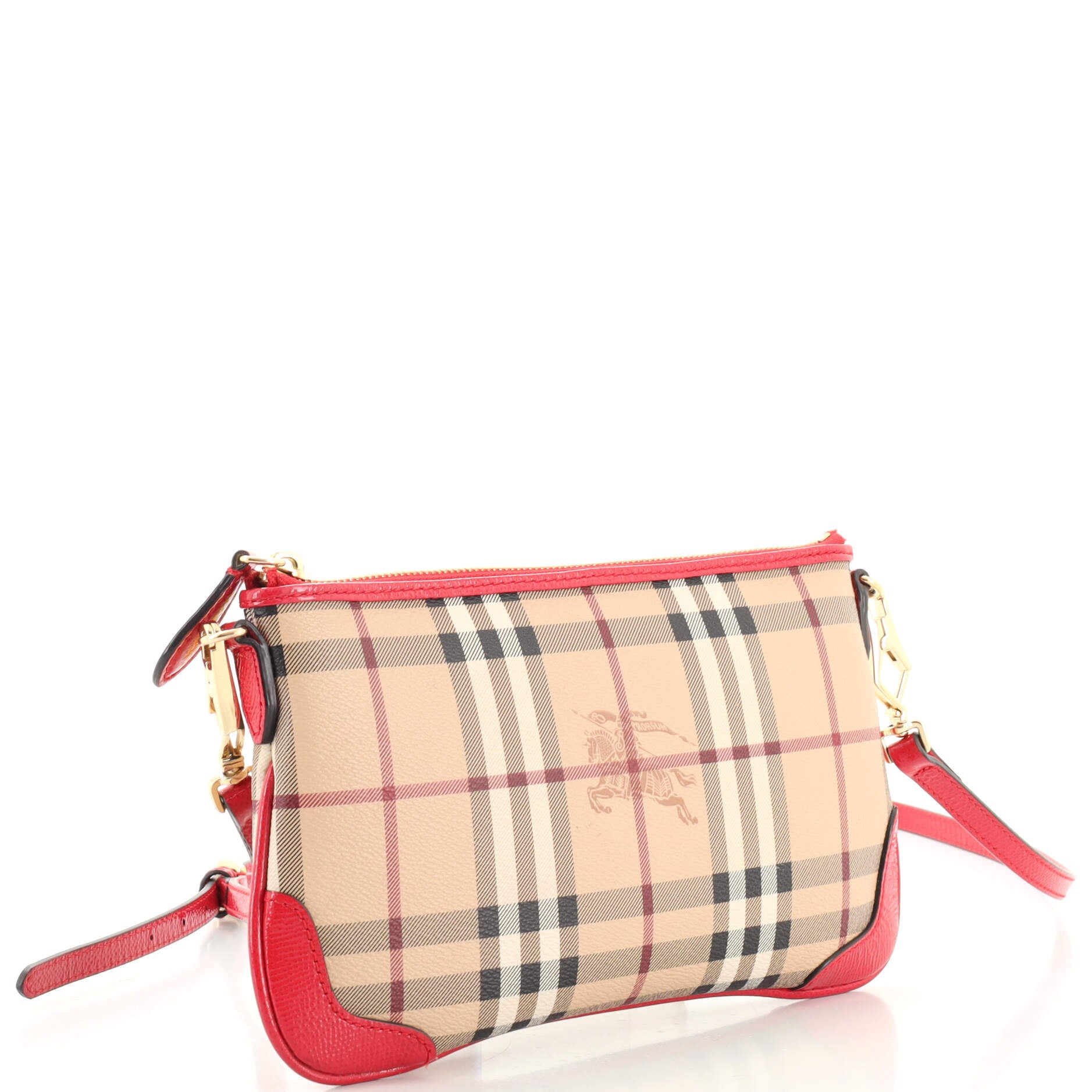 Peyton Crossbody Clutch Haymarket Coated Canvas Small