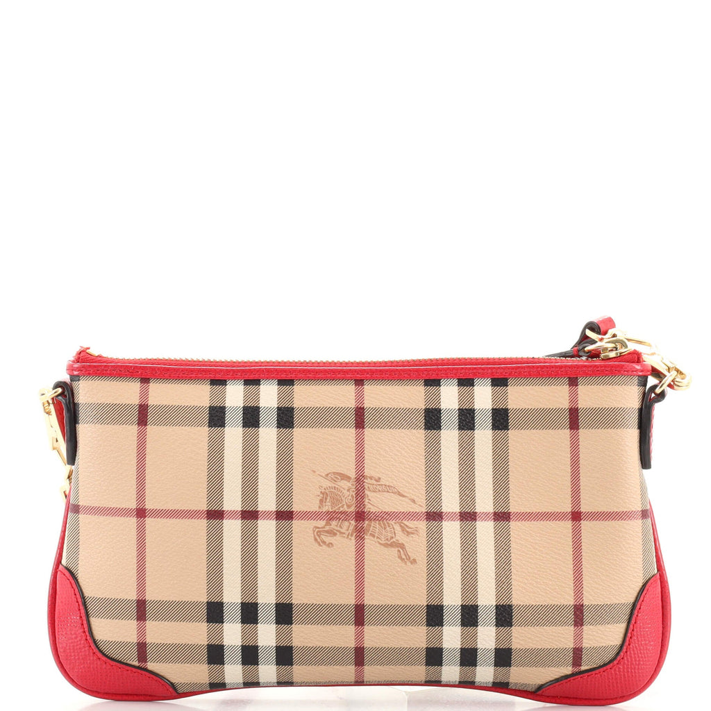 Peyton Crossbody Clutch Haymarket Coated Canvas Small