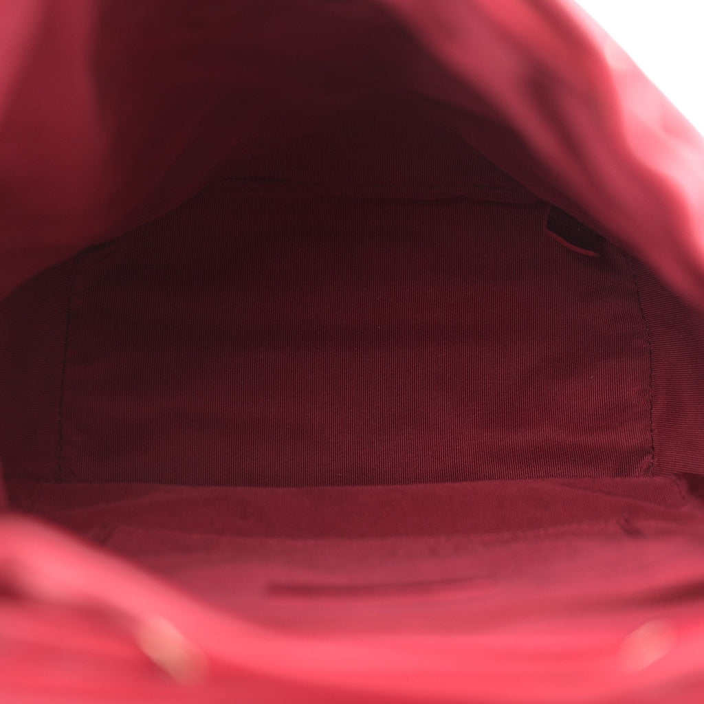 Lambskin Quilted Small Urban Spirit Backpack Red