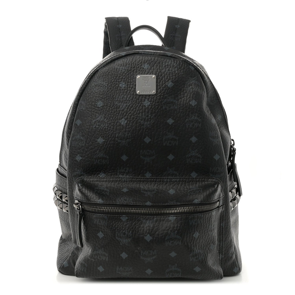 Visetos Medium Side Studs Stark Backpack Black