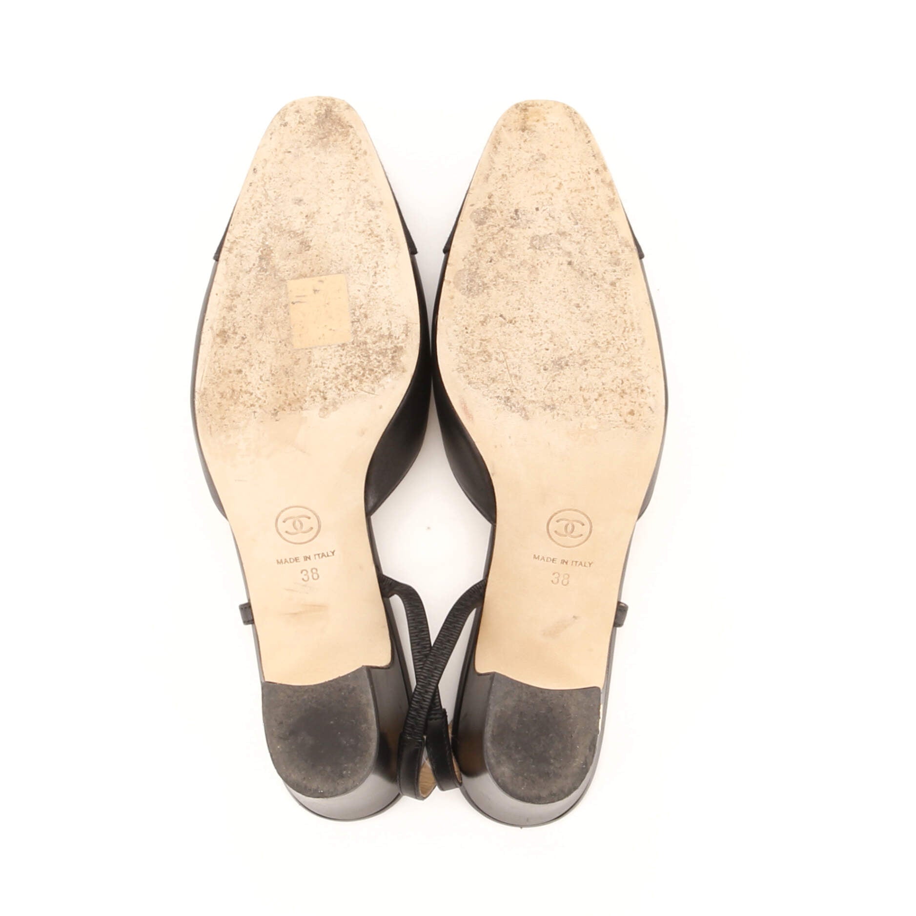 Women’s Cap Toe Slingback Pumps Leather