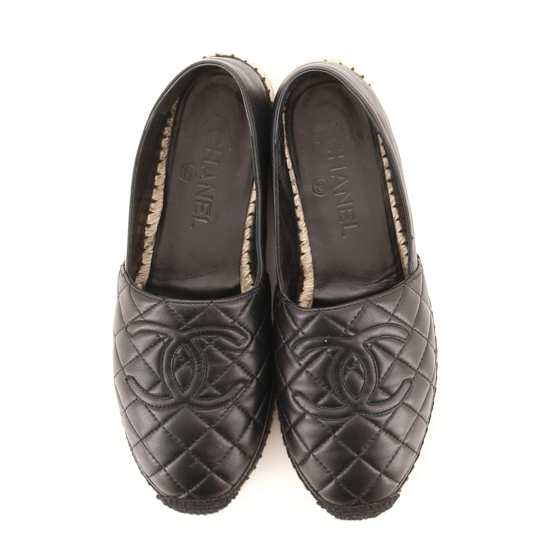 Women's CC Espadrilles Quilted Leather