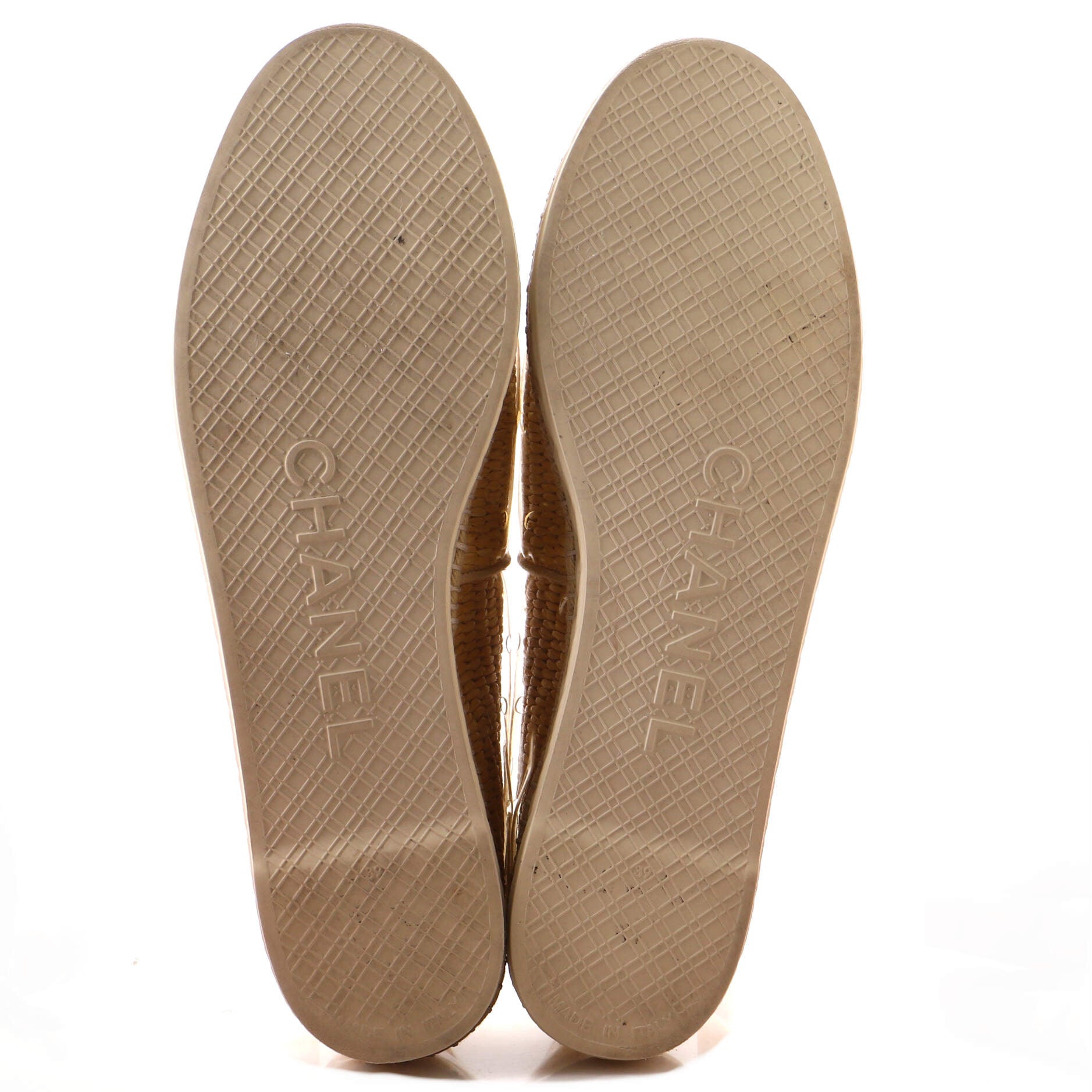 Women's CC Espadrilles PVC and Raffia