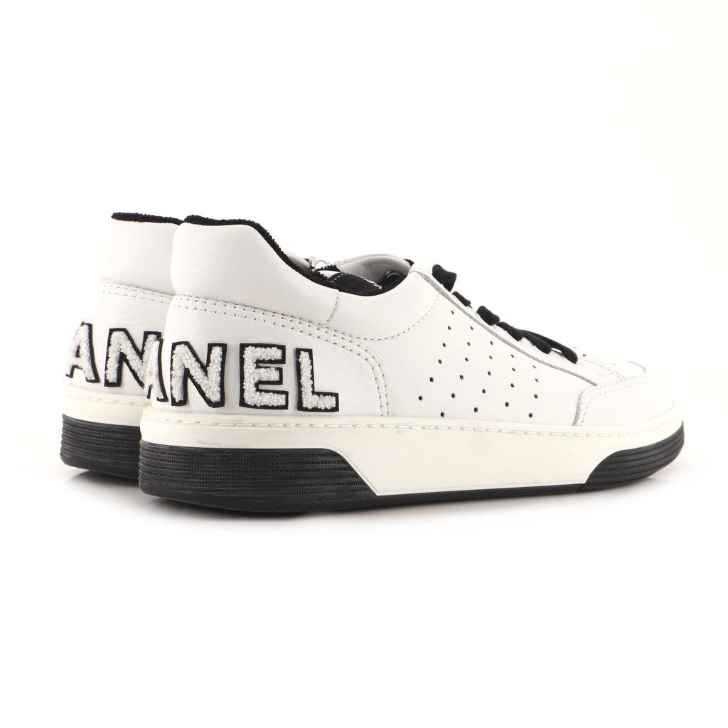 Men's Logo Low-Top Sneakers Leather