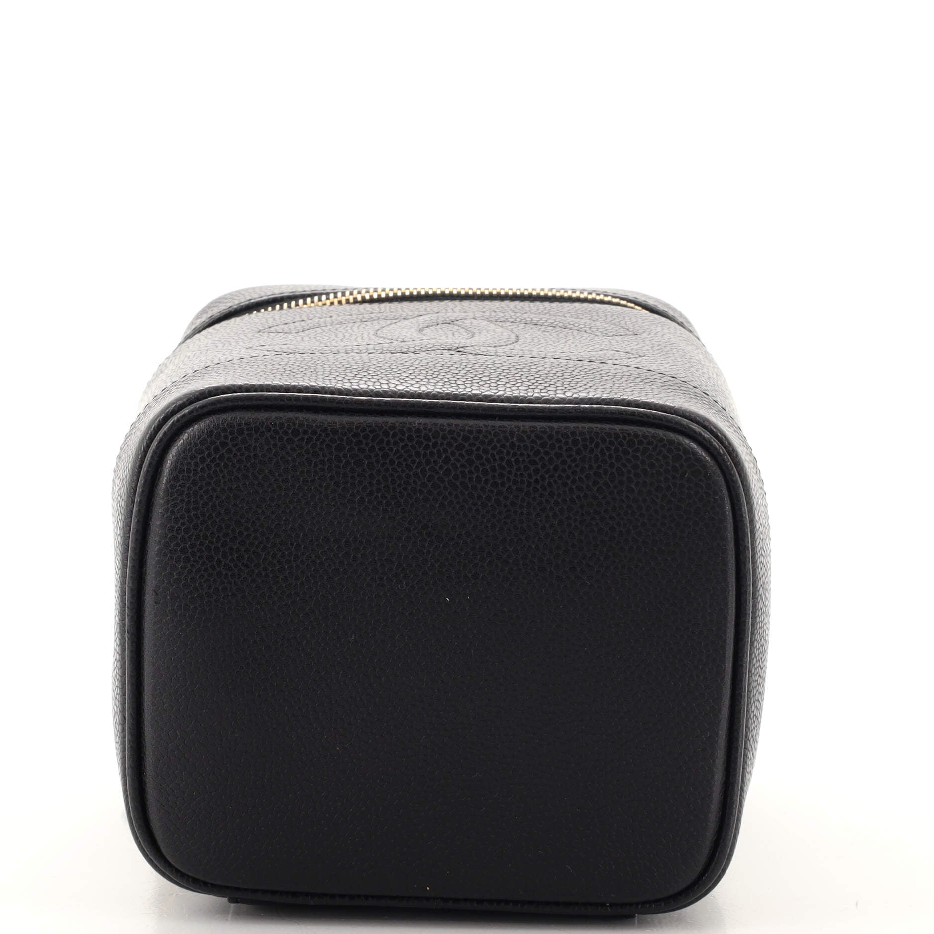 Vintage Timeless Cosmetic Case Caviar Tall