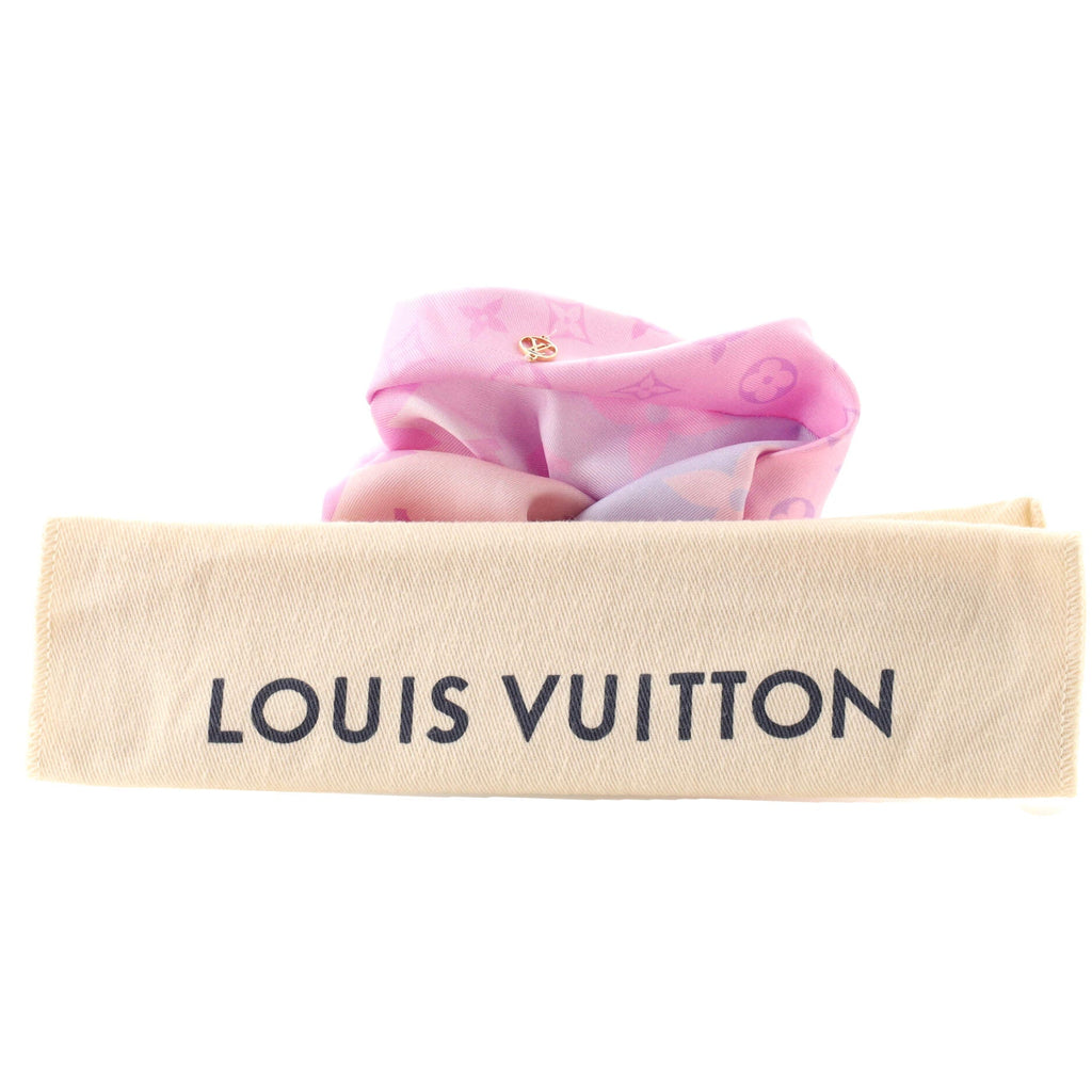 Scrunchie Monogram Silk