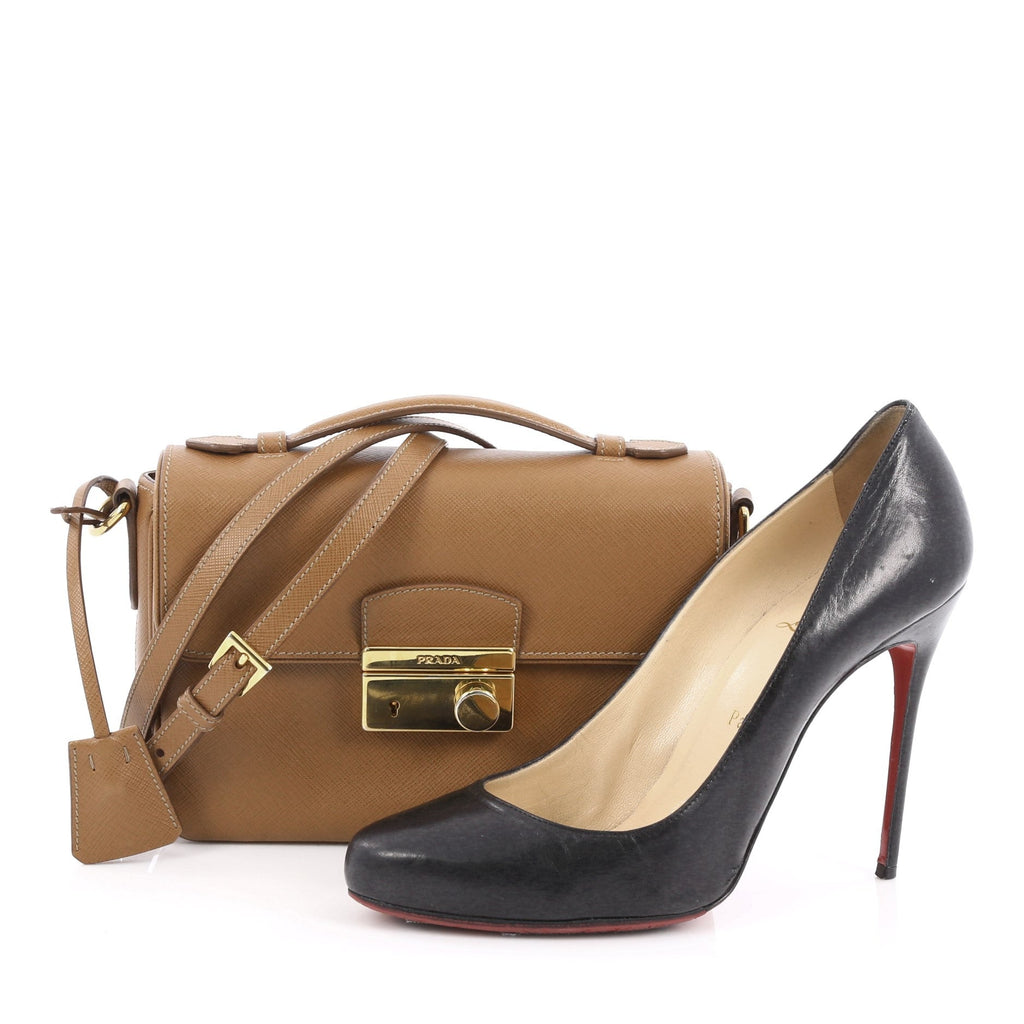 Convertible Sound Bag Vernice Saffiano Leather Mini