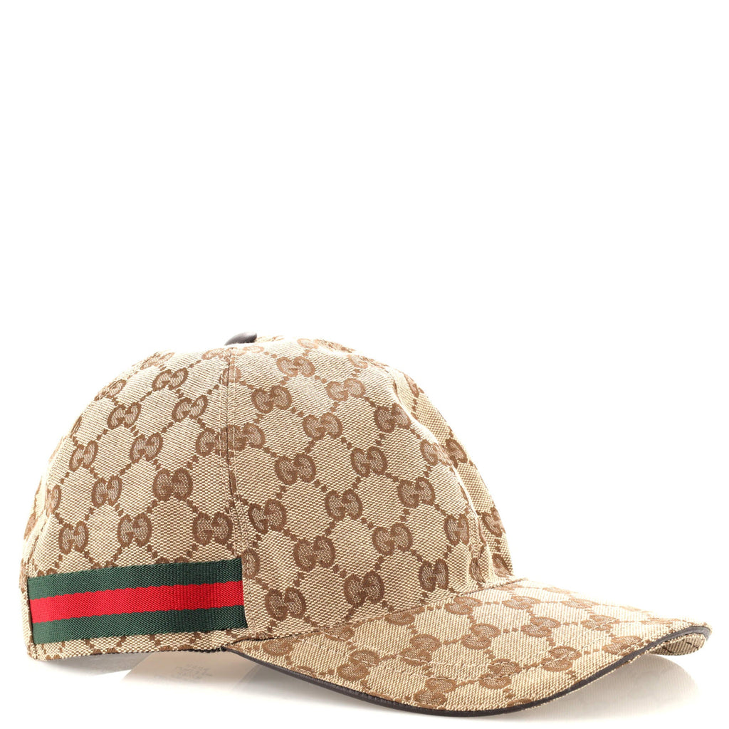 Web Baseball Cap GG Canvas Large