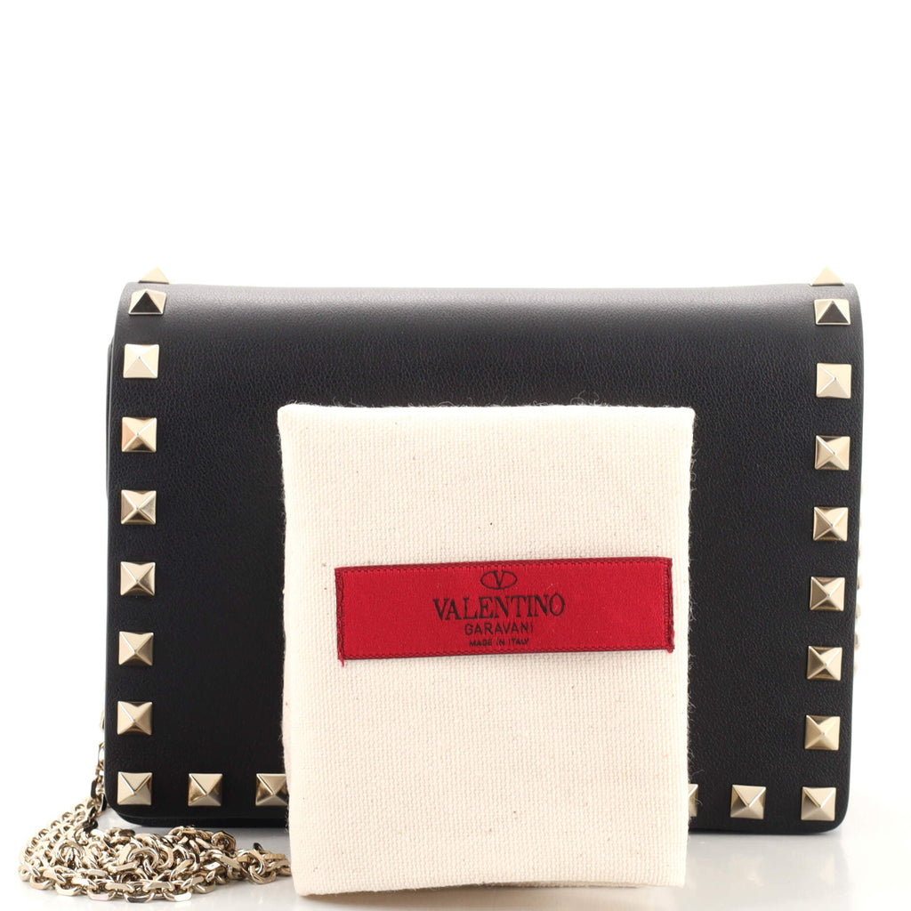 Rockstud Pouch Crossbody Bag Leather Mini