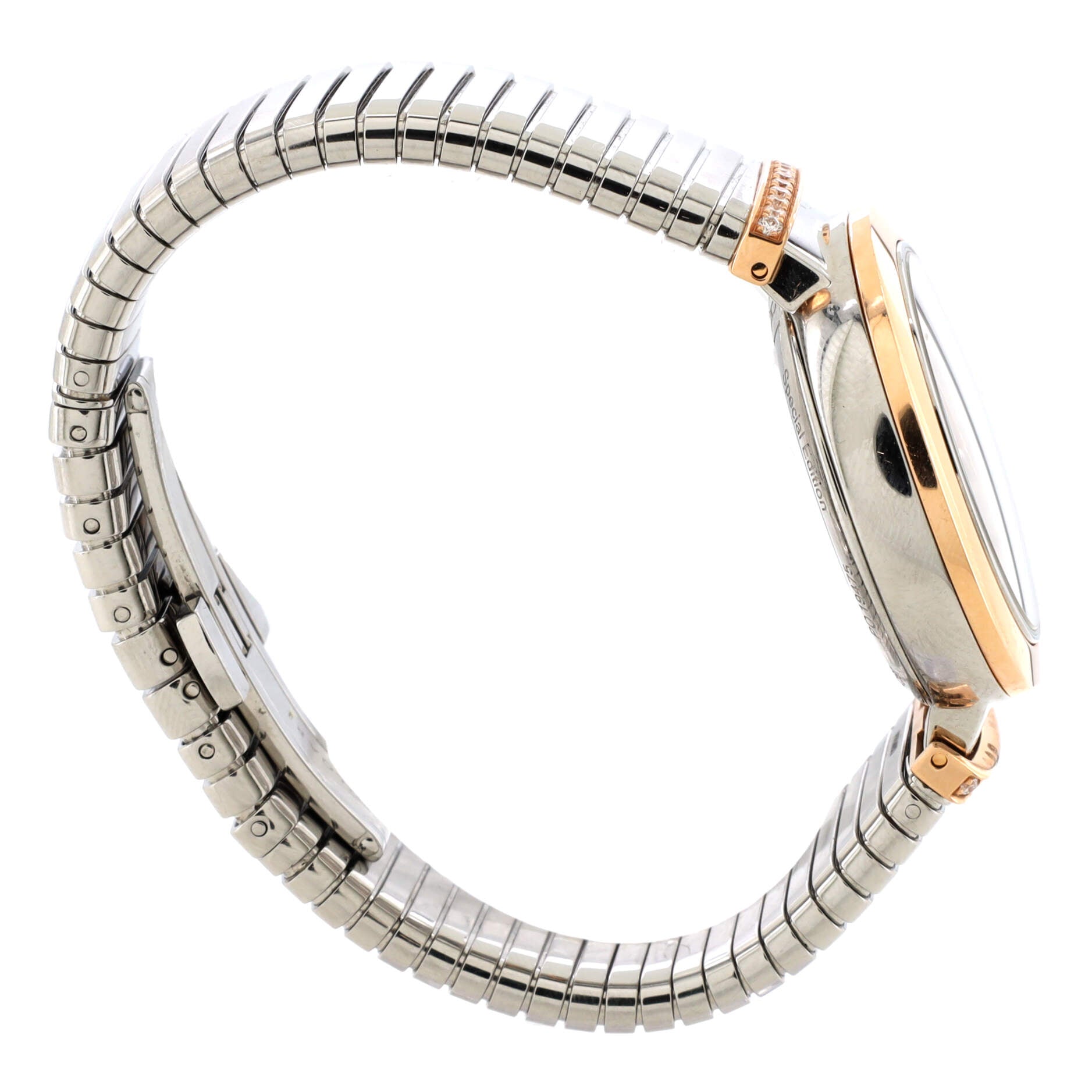 LVCEA Skeleton Automatic Watch Stainless Steel with Rose Gold 33