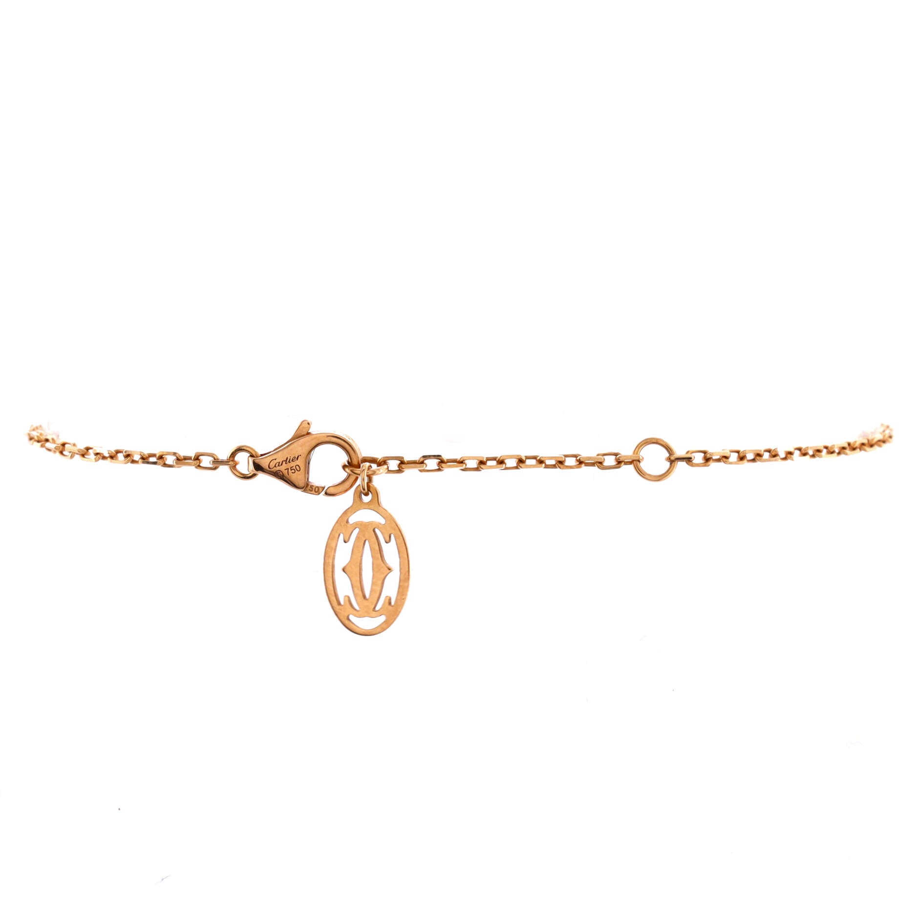 Legers de Cartier Bracelet 18K Rose Gold with Pink Sapphire