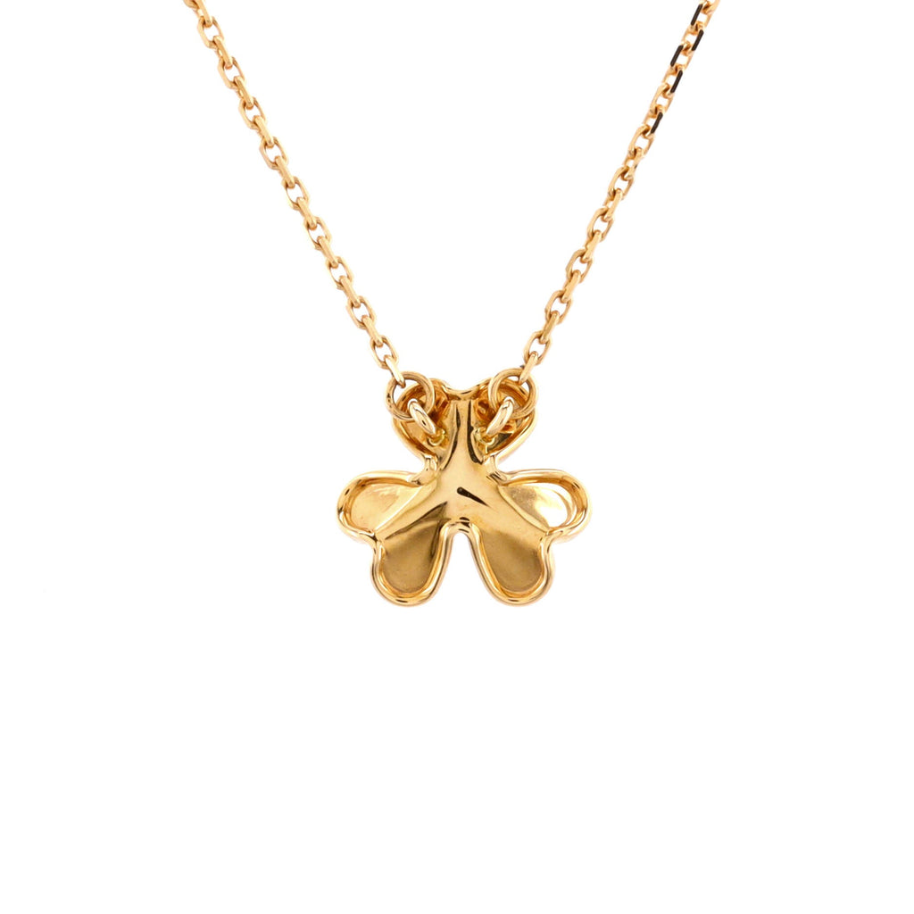 Frivole Pendant Necklace 18K Yellow Gold and Diamond Mini