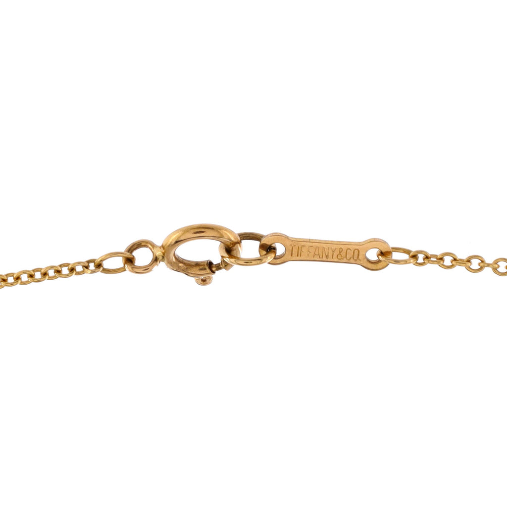 Elsa Peretti Teardrop Pendant Necklace 18K Yellow Gold 9mm
