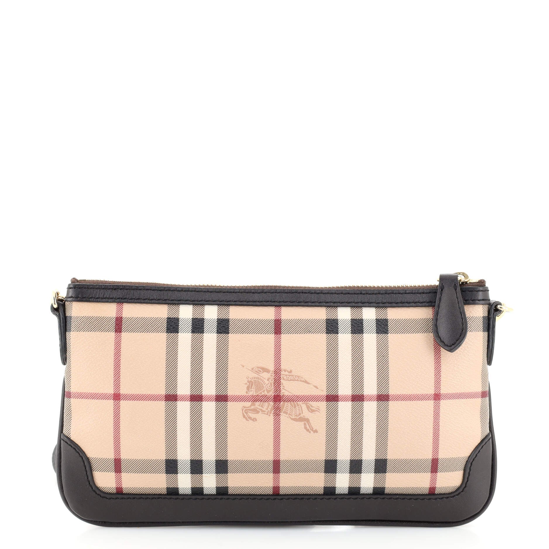 Peyton Crossbody Clutch Haymarket Coated Canvas Small