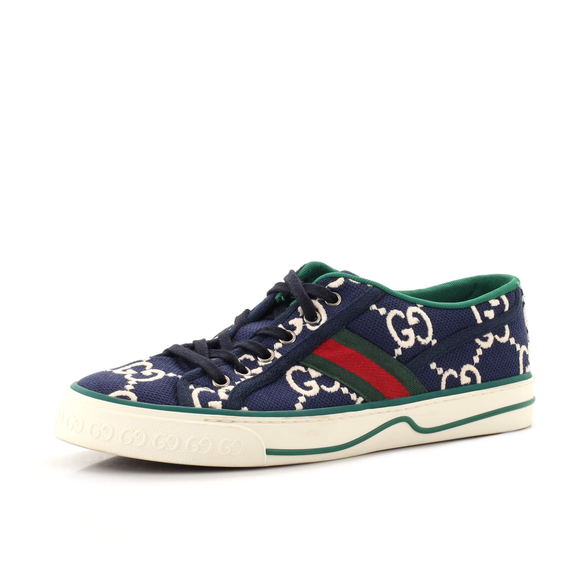 1977 Tennis Sneakers GG Embroidered Canvas