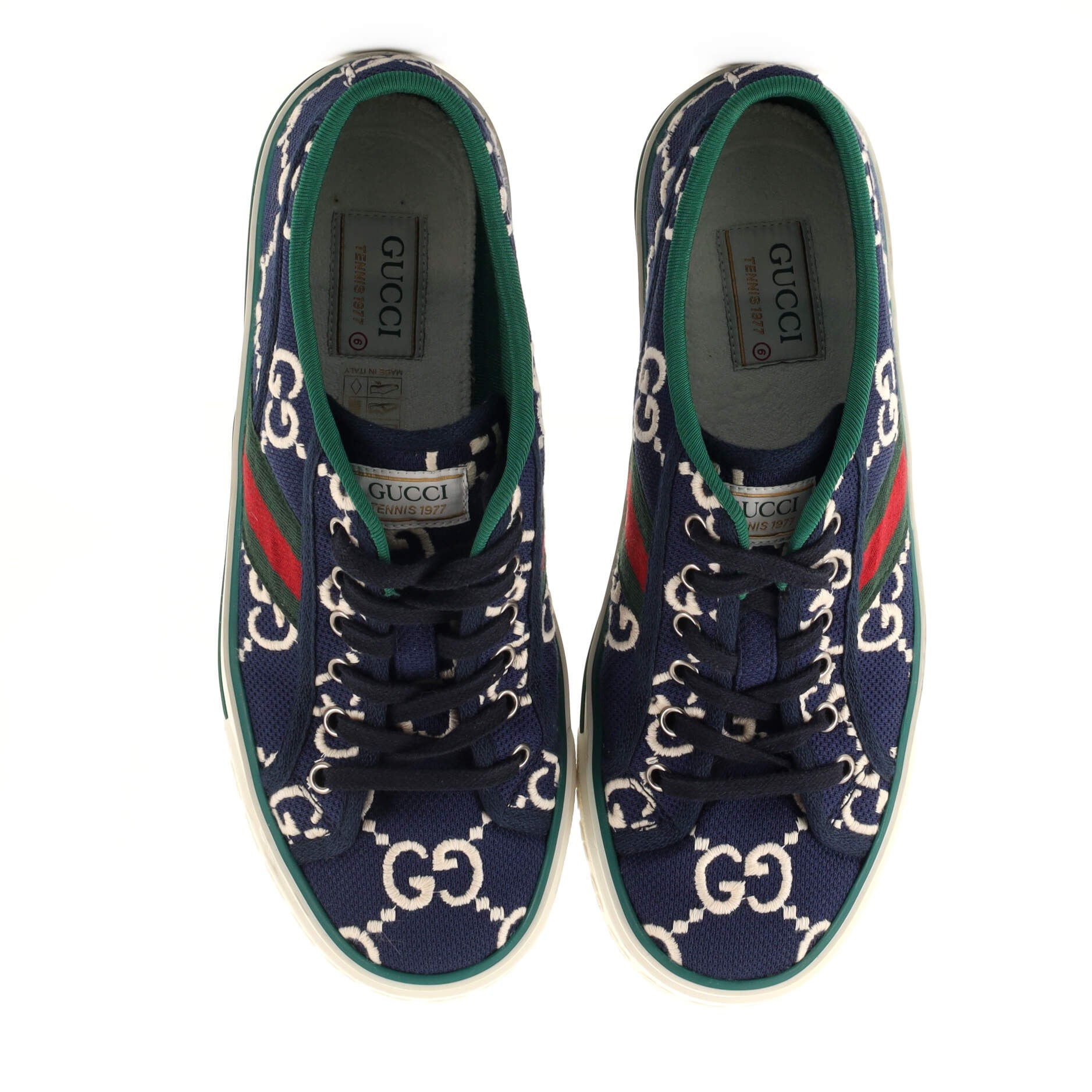 1977 Tennis Sneakers GG Embroidered Canvas