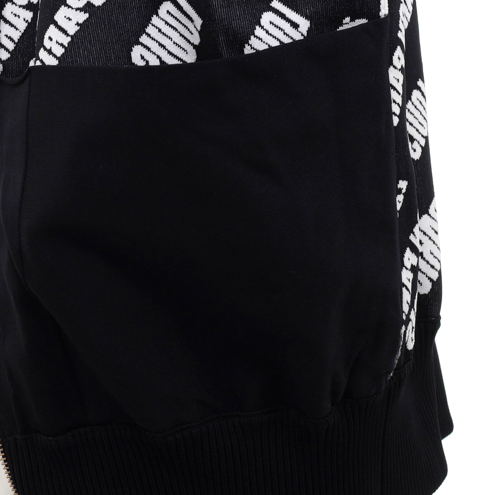 Women's Slanted Signature Jacquard Hoodie Viscose and Polyamide Blend