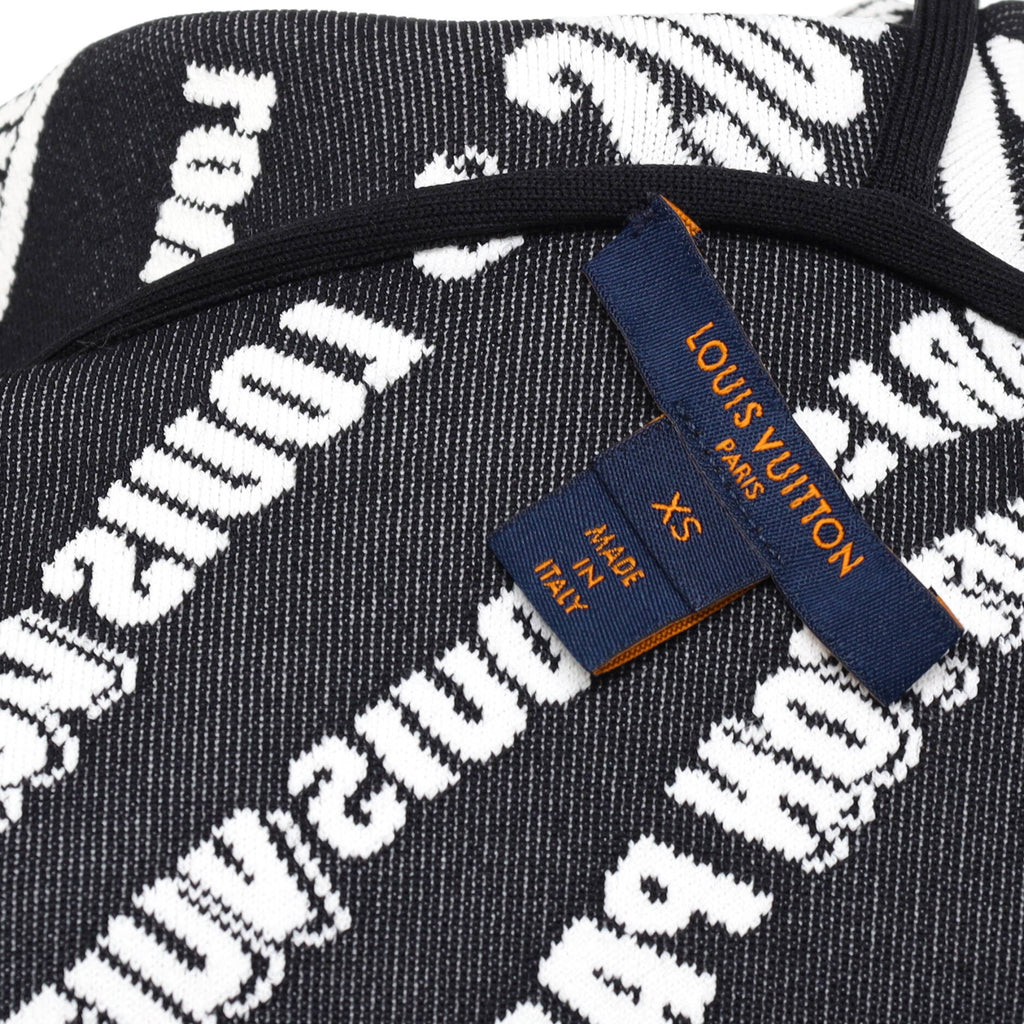 Women's Slanted Signature Jacquard Hoodie Viscose and Polyamide Blend