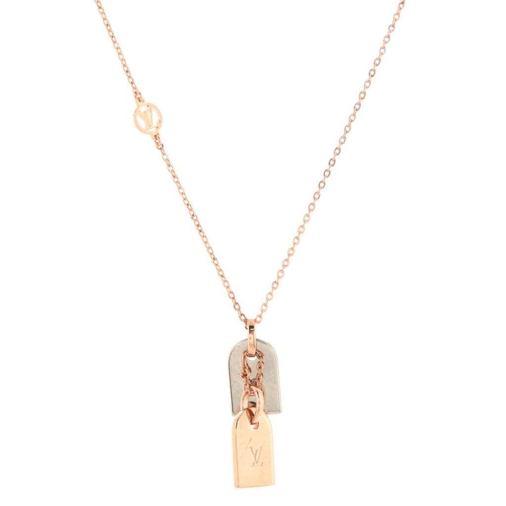 Nanogram Name Tag Pendant Necklace Metal