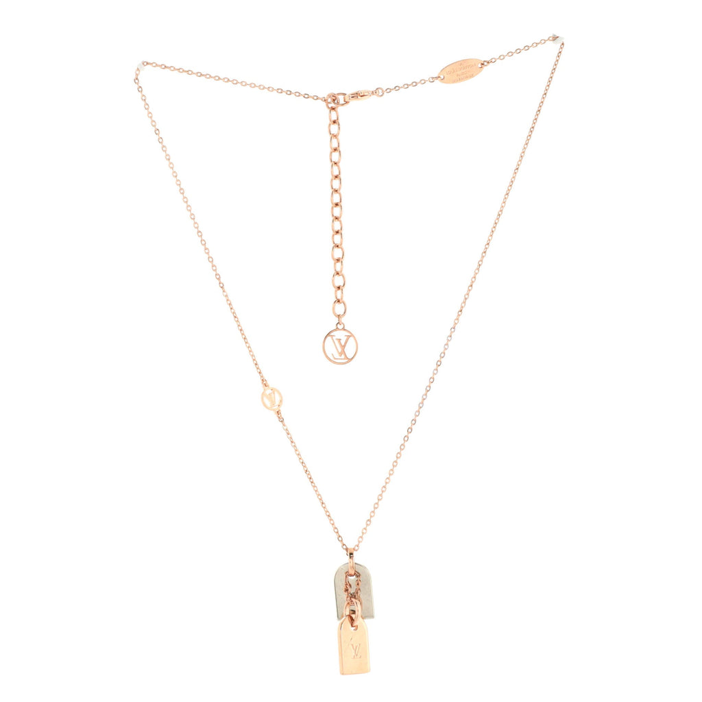 Nanogram Name Tag Pendant Necklace Metal