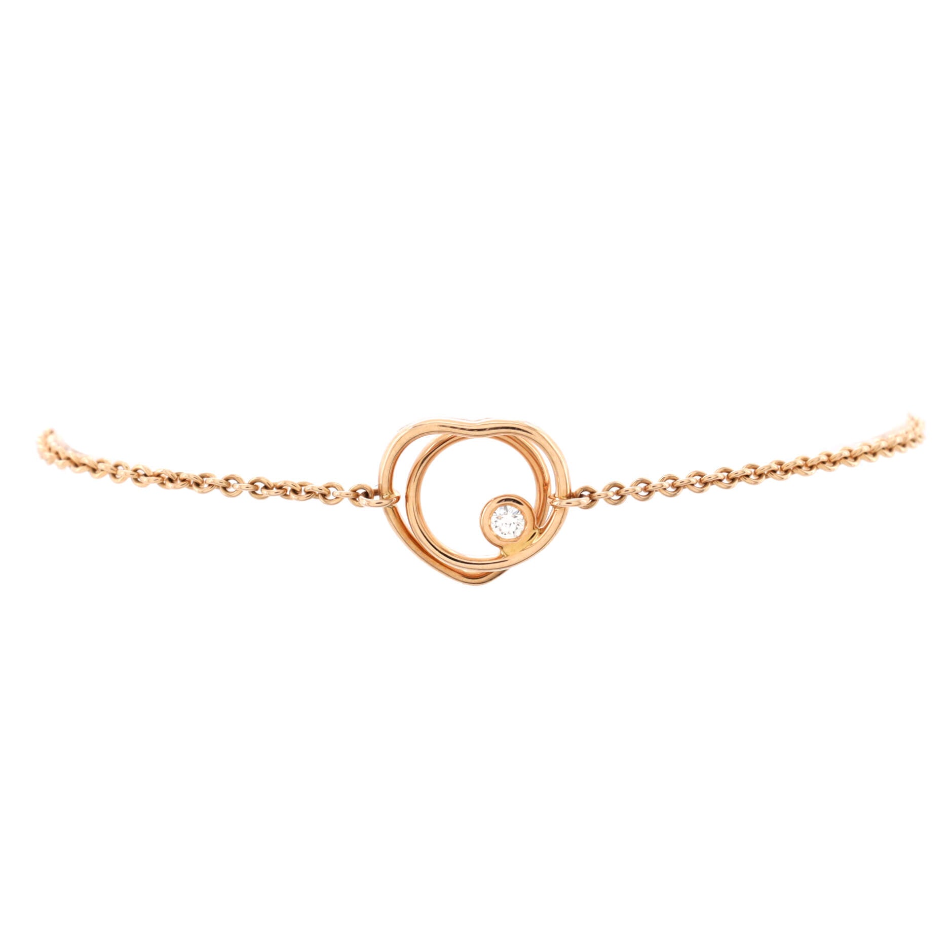 Vertige Coeur Bracelet 18K Rose Gold with Diamonds TPM