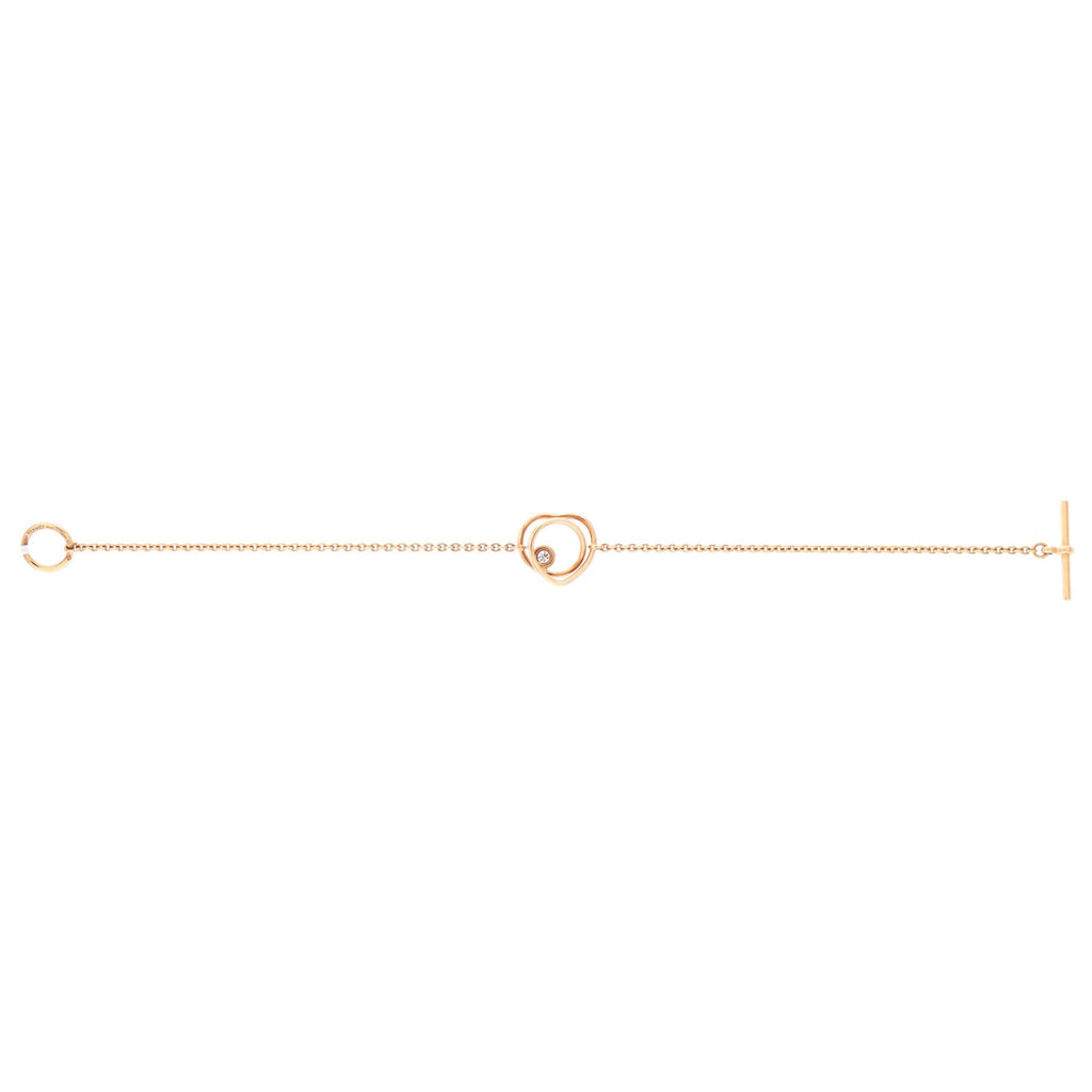 Vertige Coeur Bracelet 18K Rose Gold with Diamonds TPM