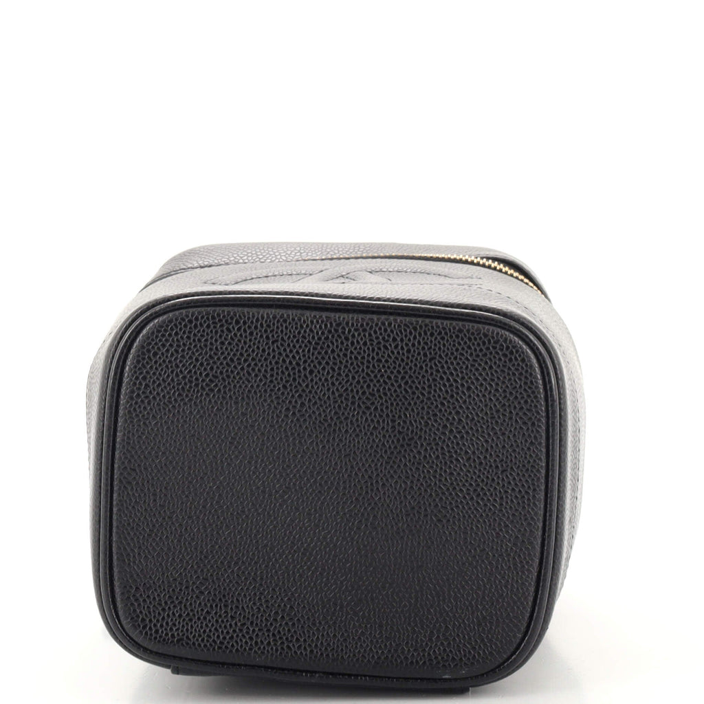 Vintage Timeless Cosmetic Case Caviar Tall