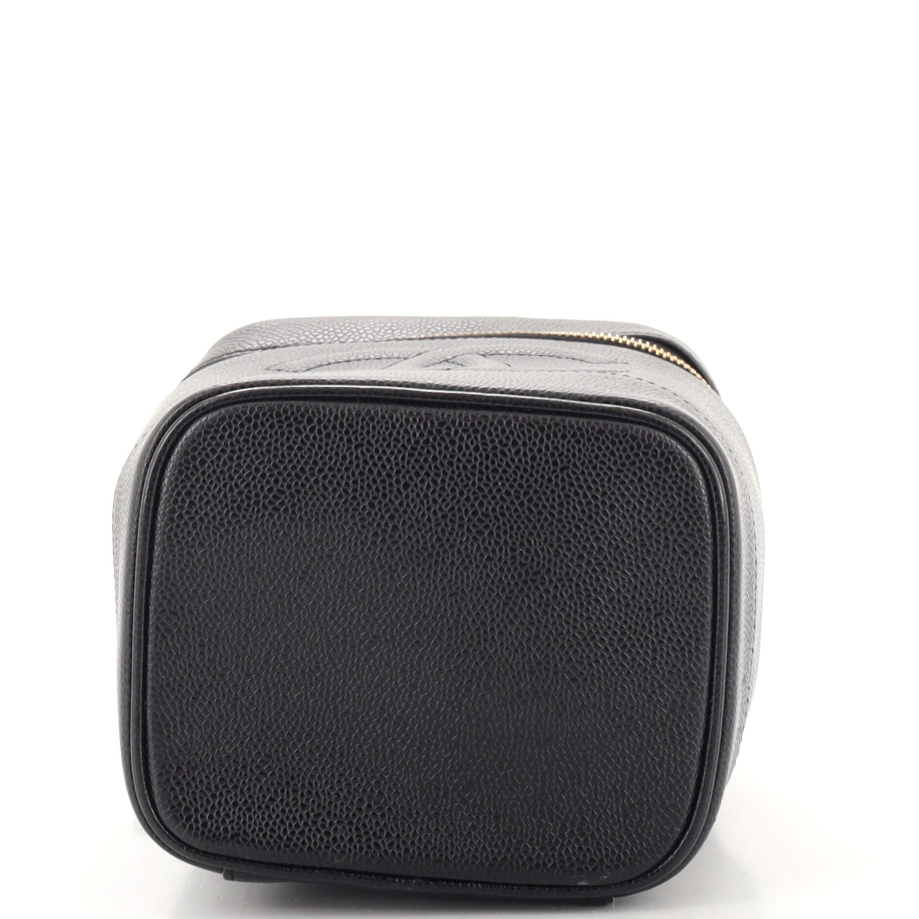 Vintage Timeless Cosmetic Case Caviar Tall