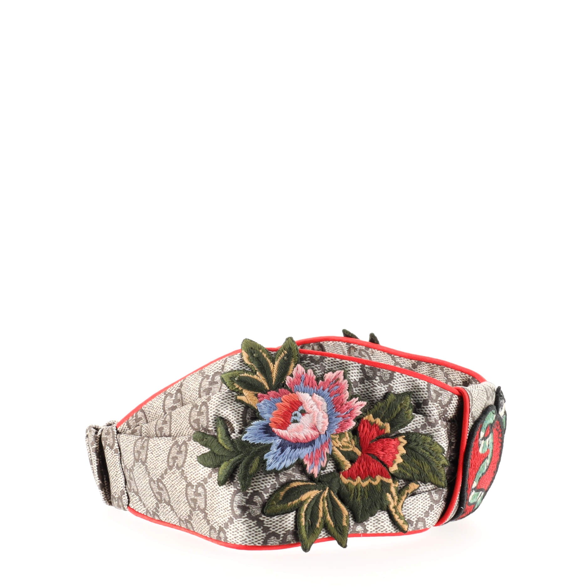 Headband Embroidered GG Silk