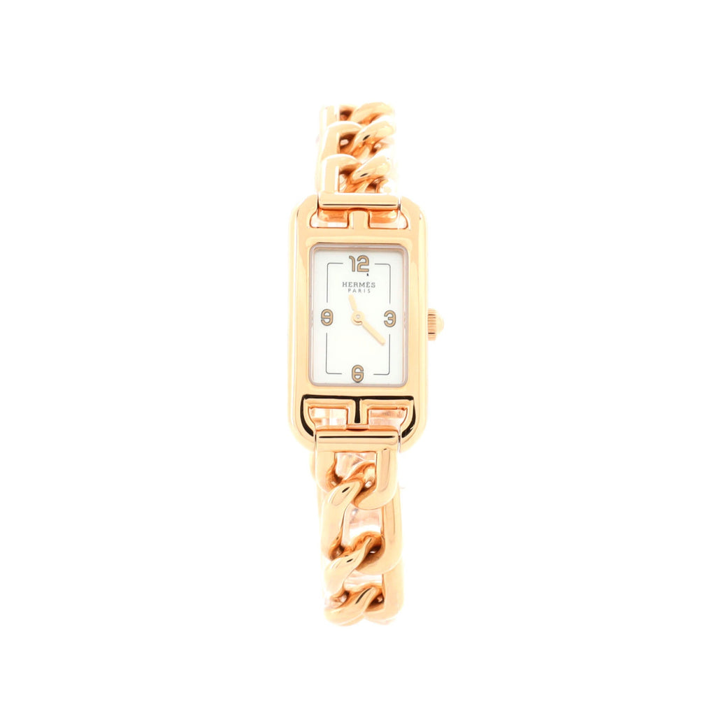 Nantucket Quartz Watch Rose Gold with Mother of Pearl 17