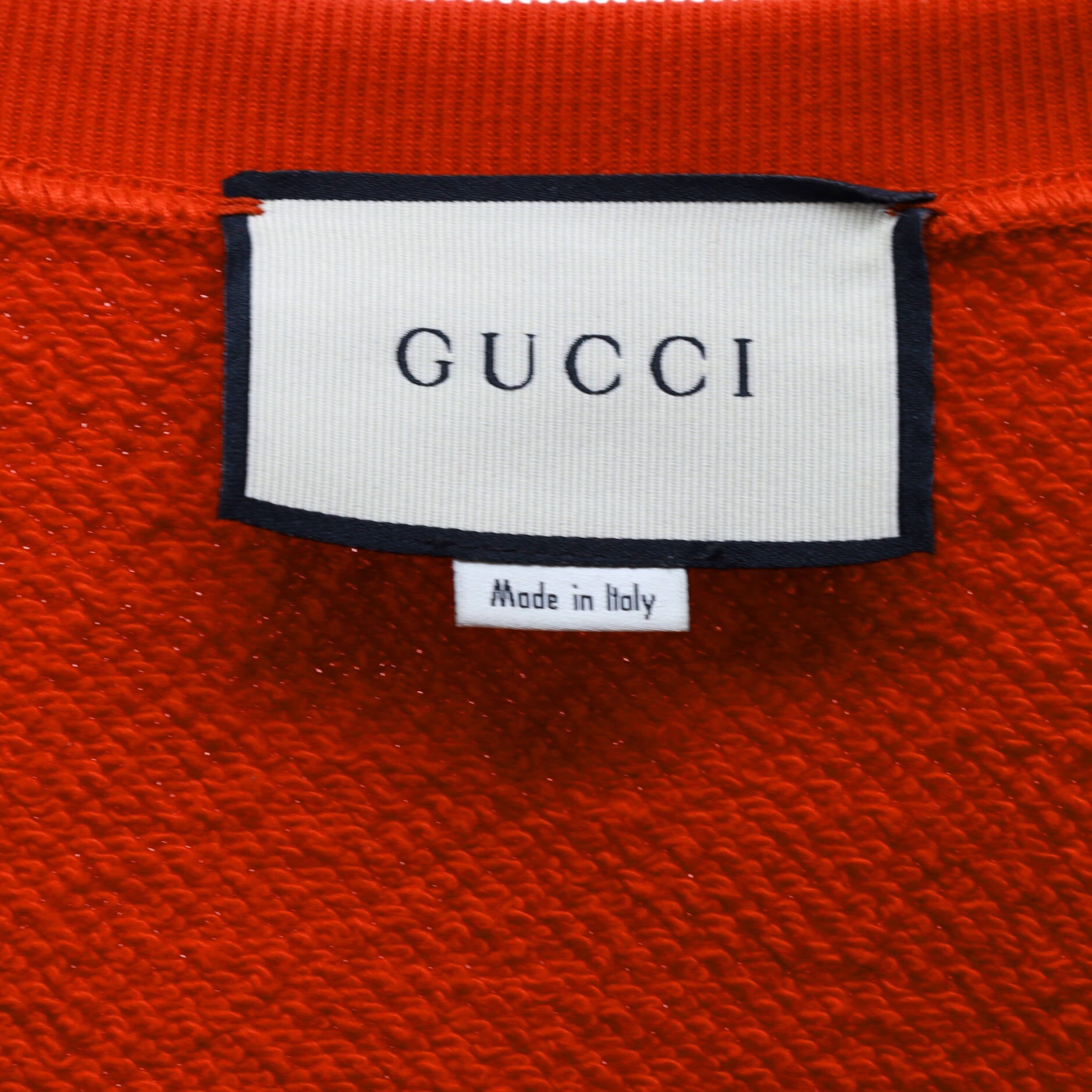 Men's Logo Crewneck Sweater Cotton with Applique