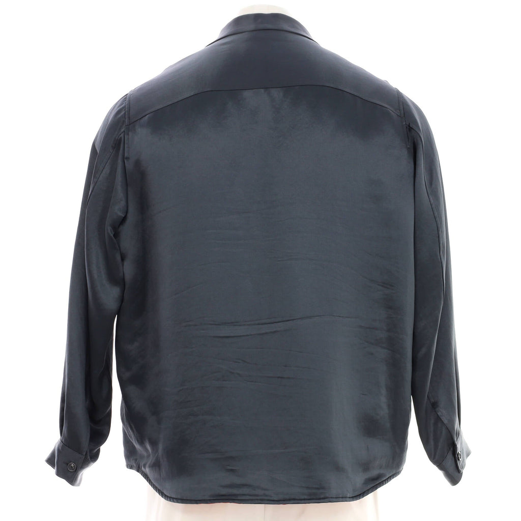 Men's Hooded Jacket Acetate and Cotton