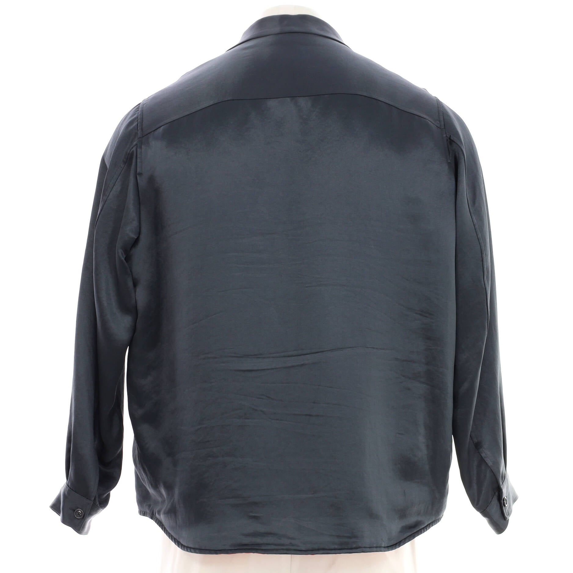 Men's Hooded Jacket Acetate and Cotton