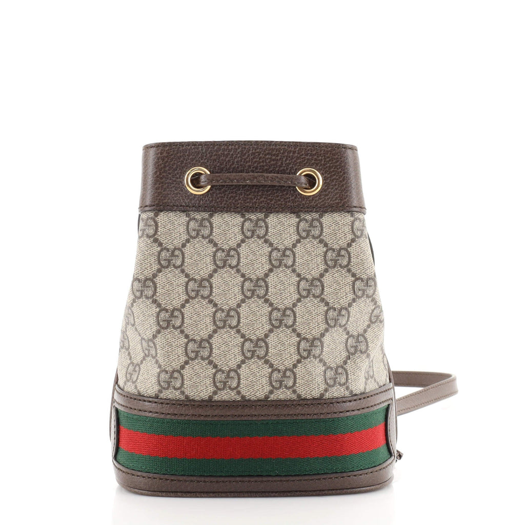 Ophidia Bucket Bag GG Coated Canvas Mini