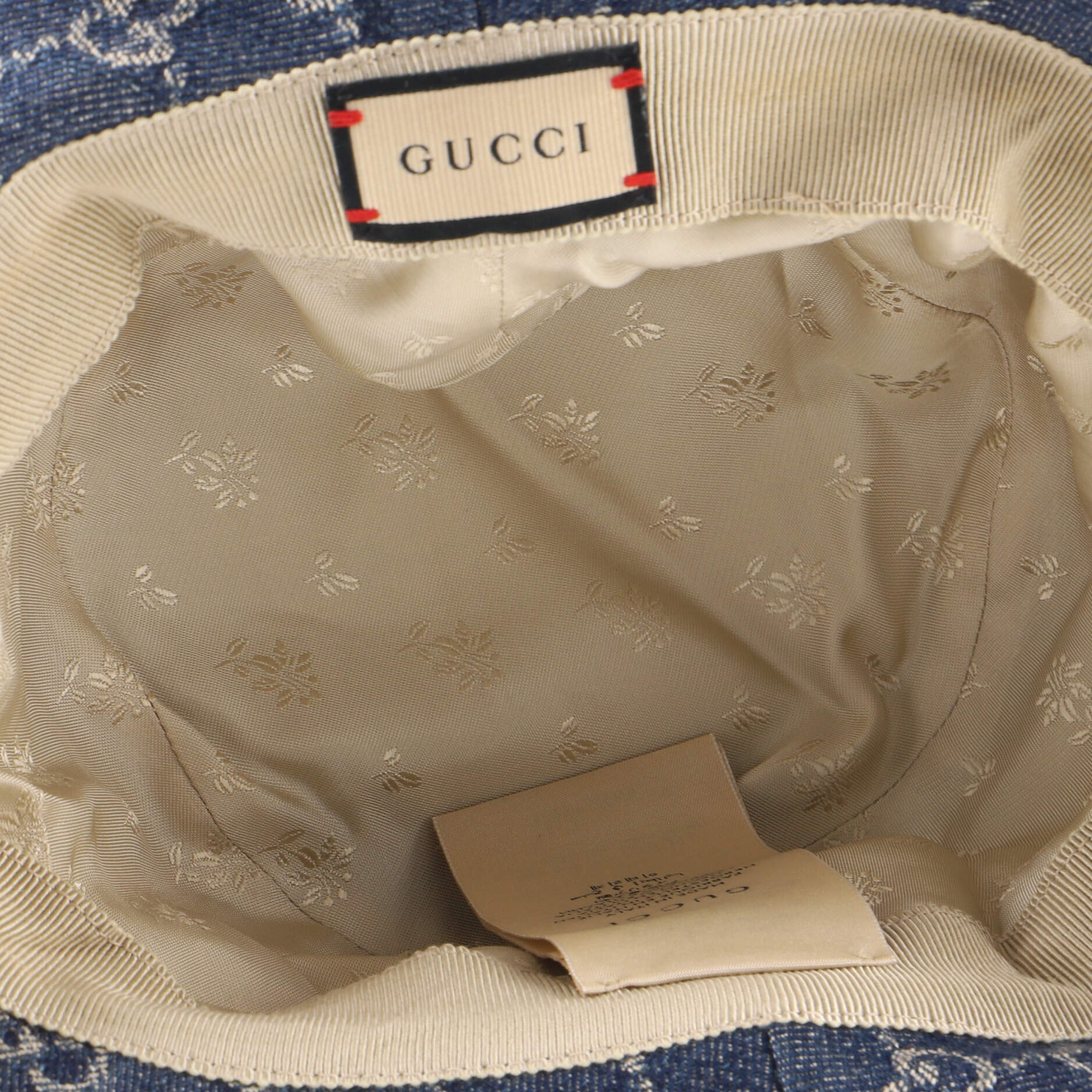 Bucket Hat GG Denim Medium