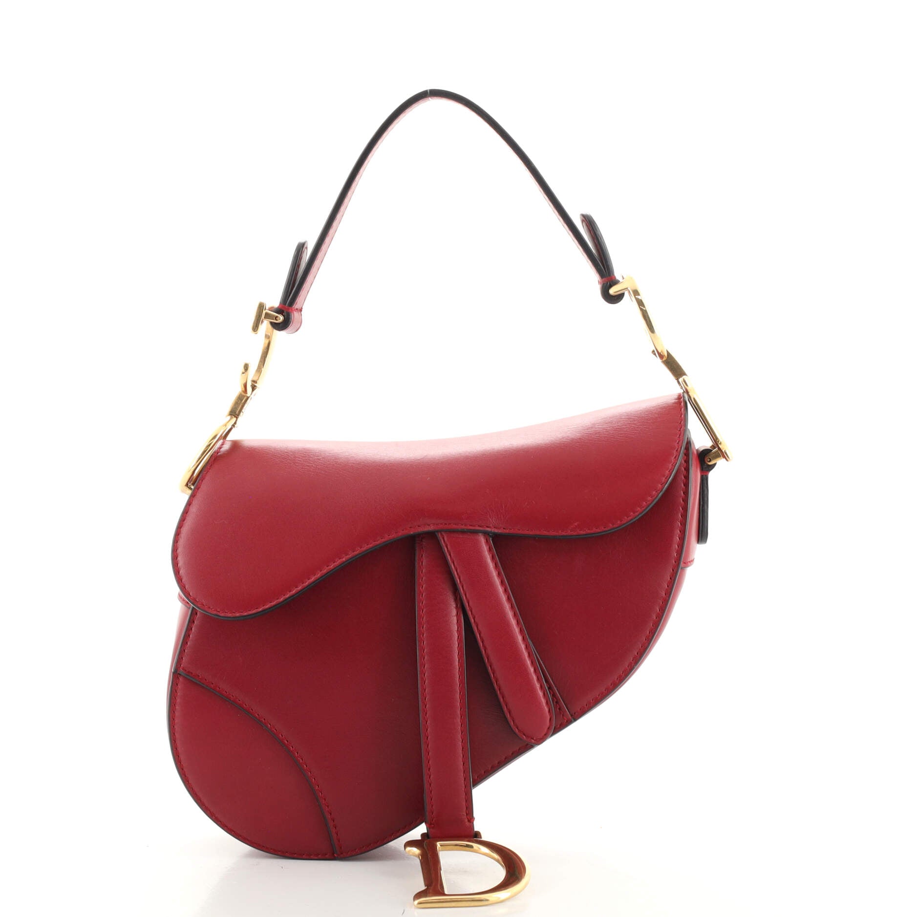 Saddle Handbag Leather Mini