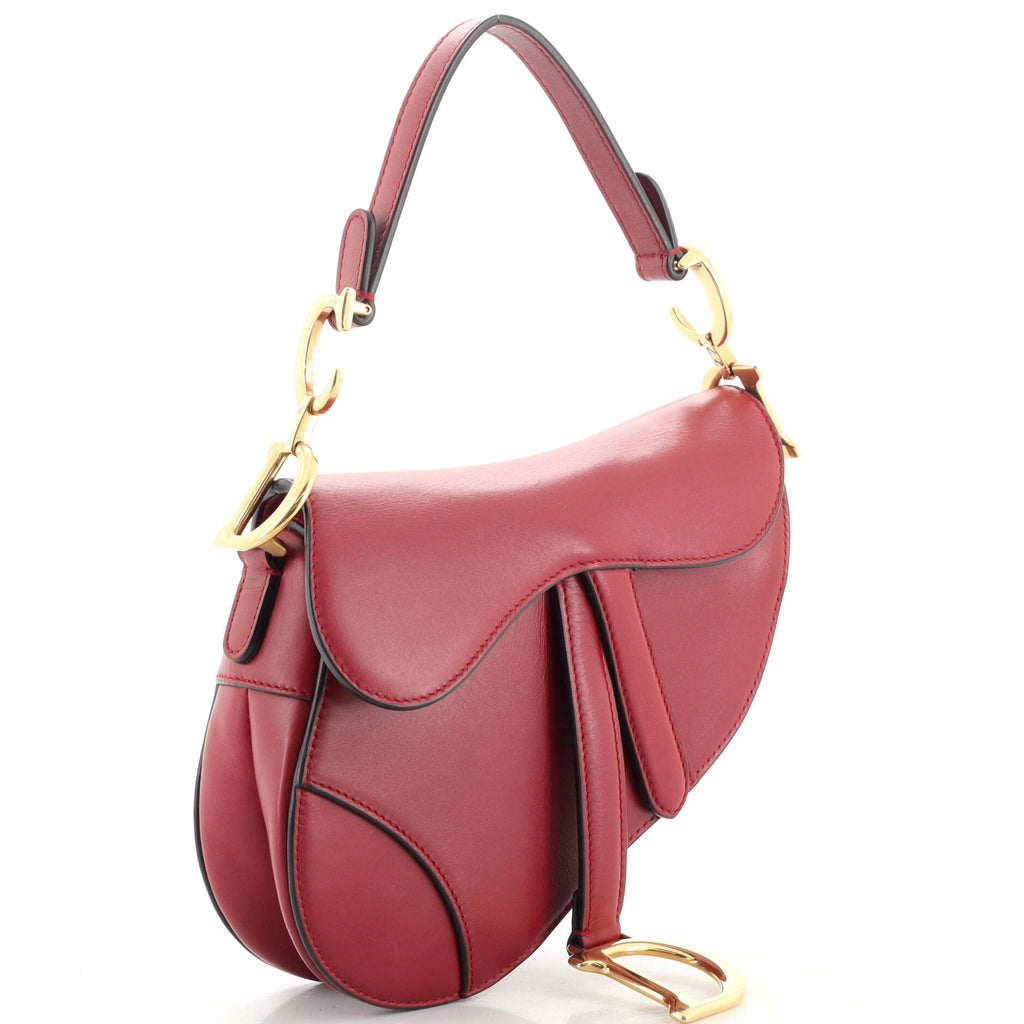 Saddle Handbag Leather Mini