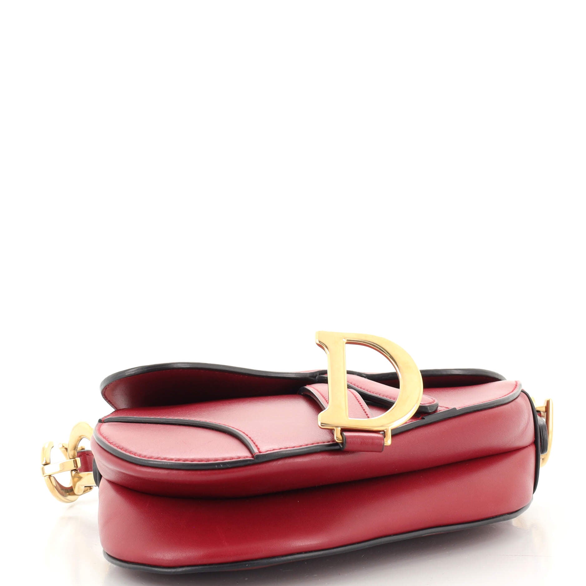 Saddle Handbag Leather Mini