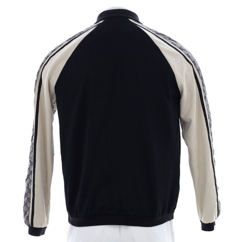 Men's ZIp Track Jacket Technical Jersey with GG Fabric