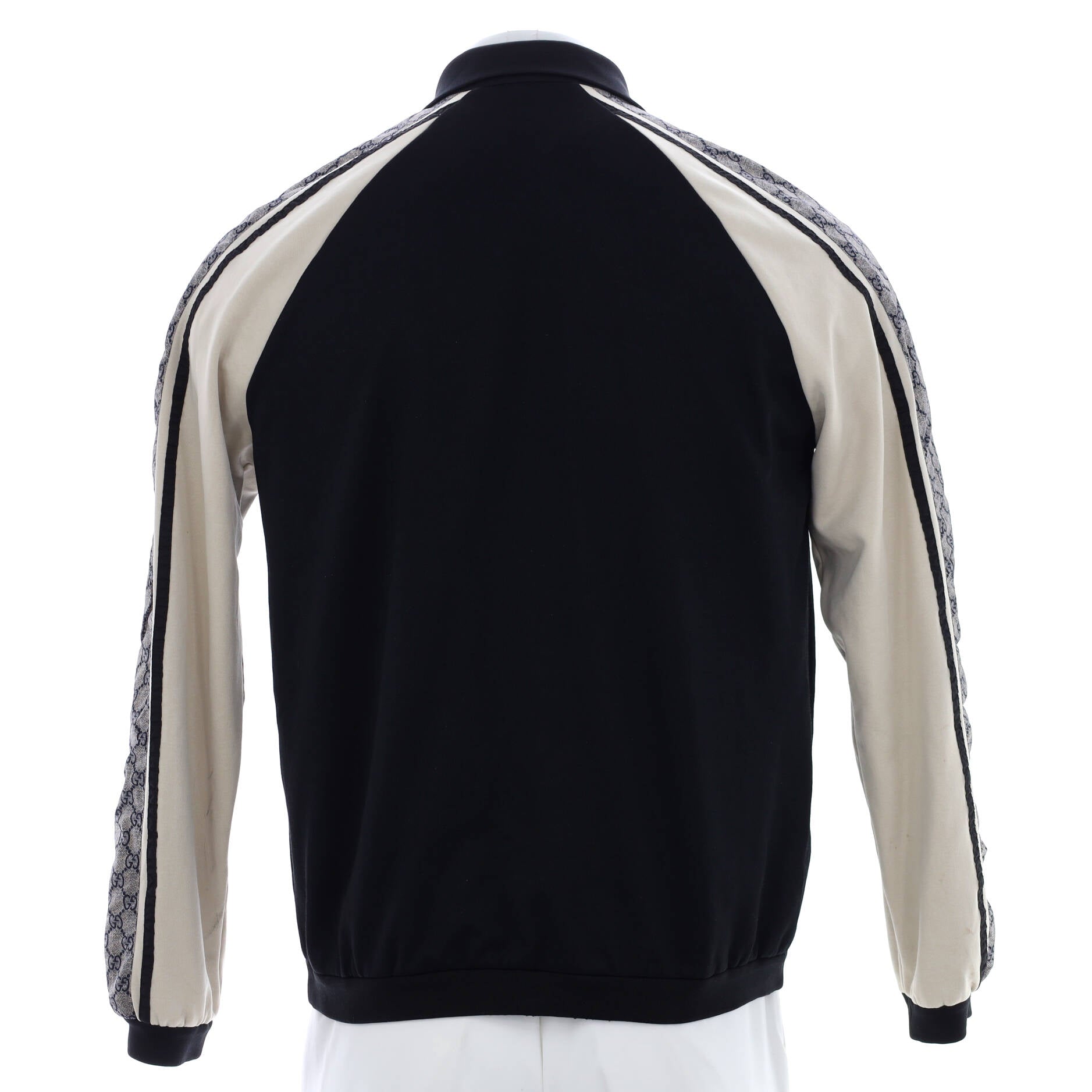 Men's ZIp Track Jacket Technical Jersey with GG Fabric