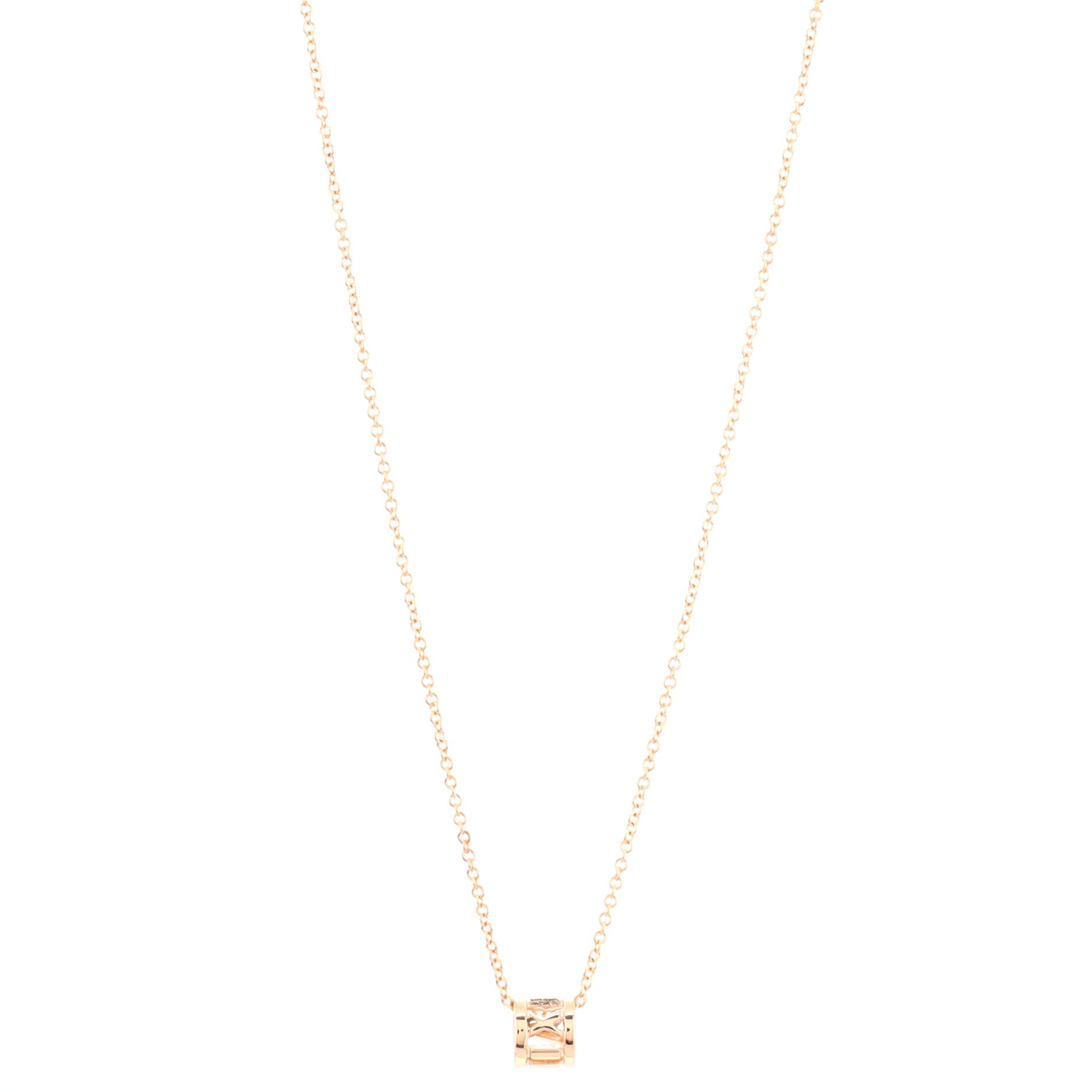 Atlas Open Pendant Necklace 18K Yellow Gold