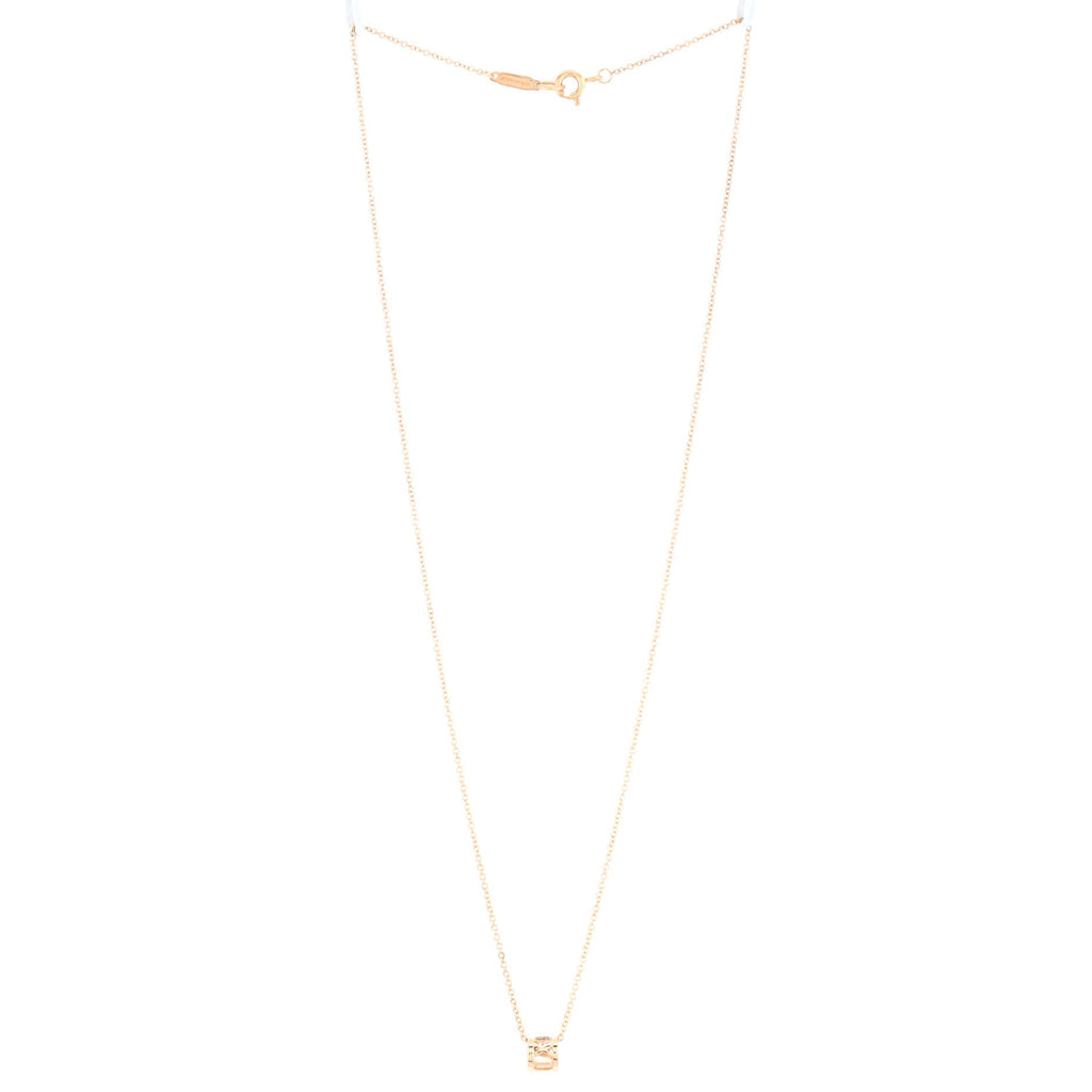 Atlas Open Pendant Necklace 18K Yellow Gold