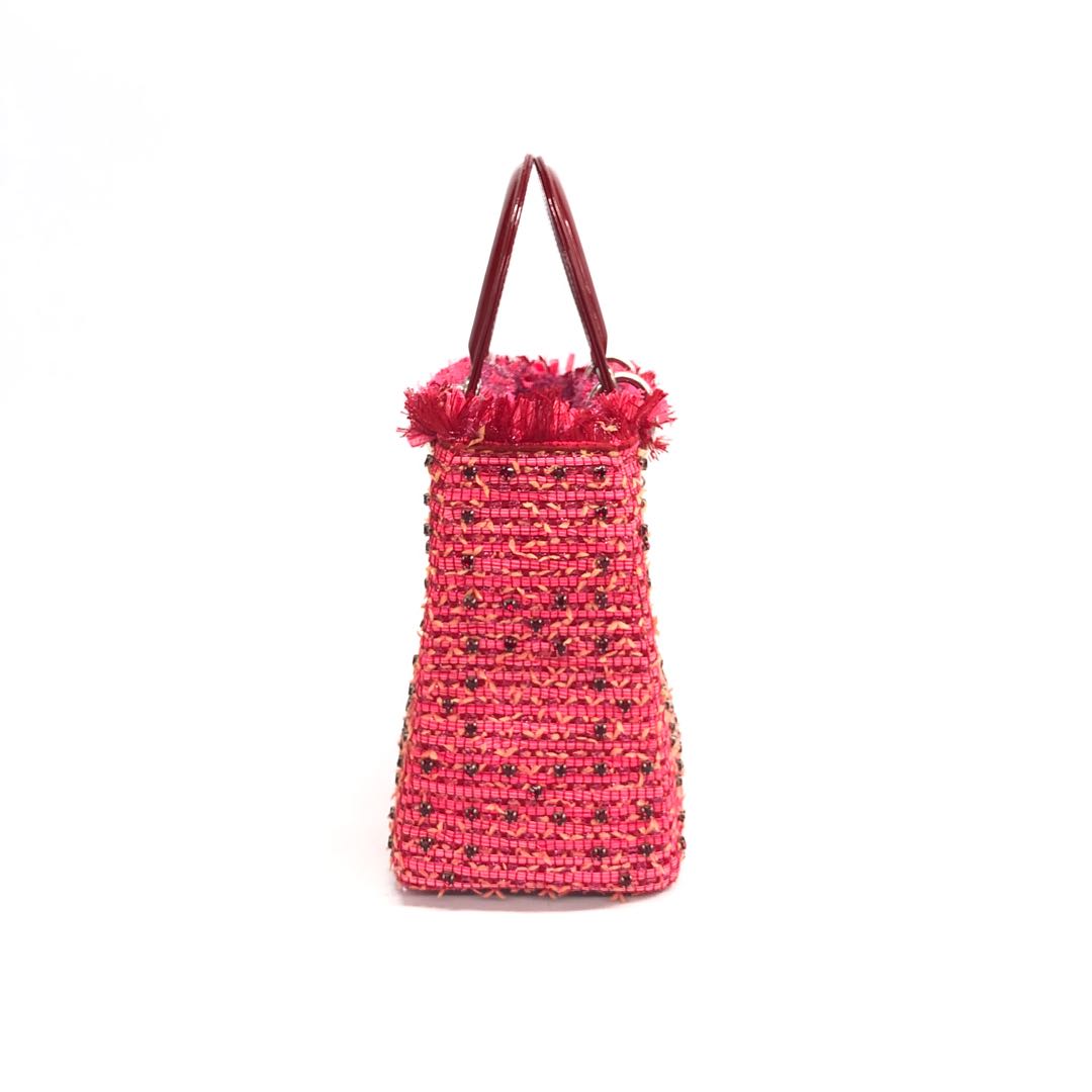 Dior Lady Dior Tweed Handbag