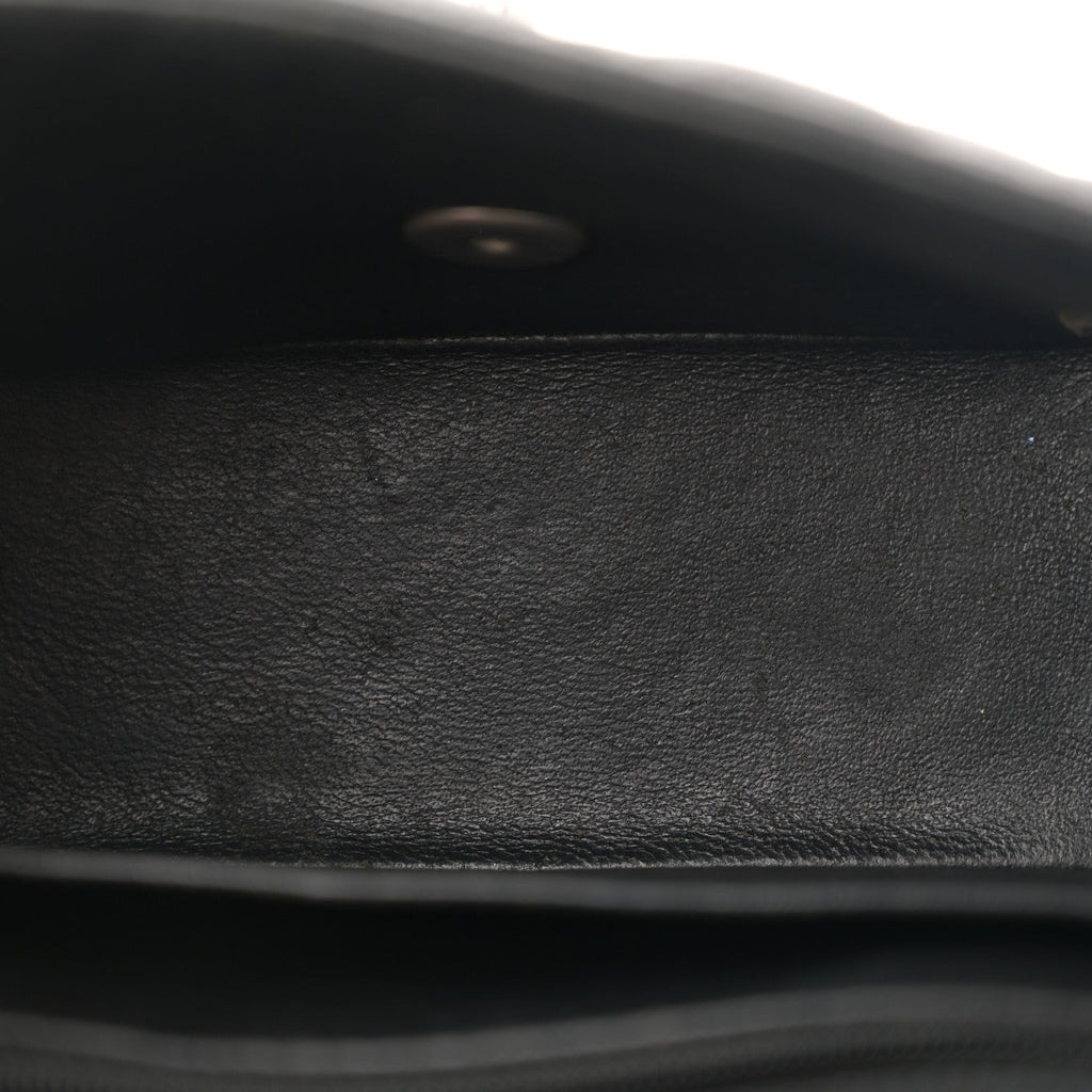 Caviar Quilted Mini Square Flap Black