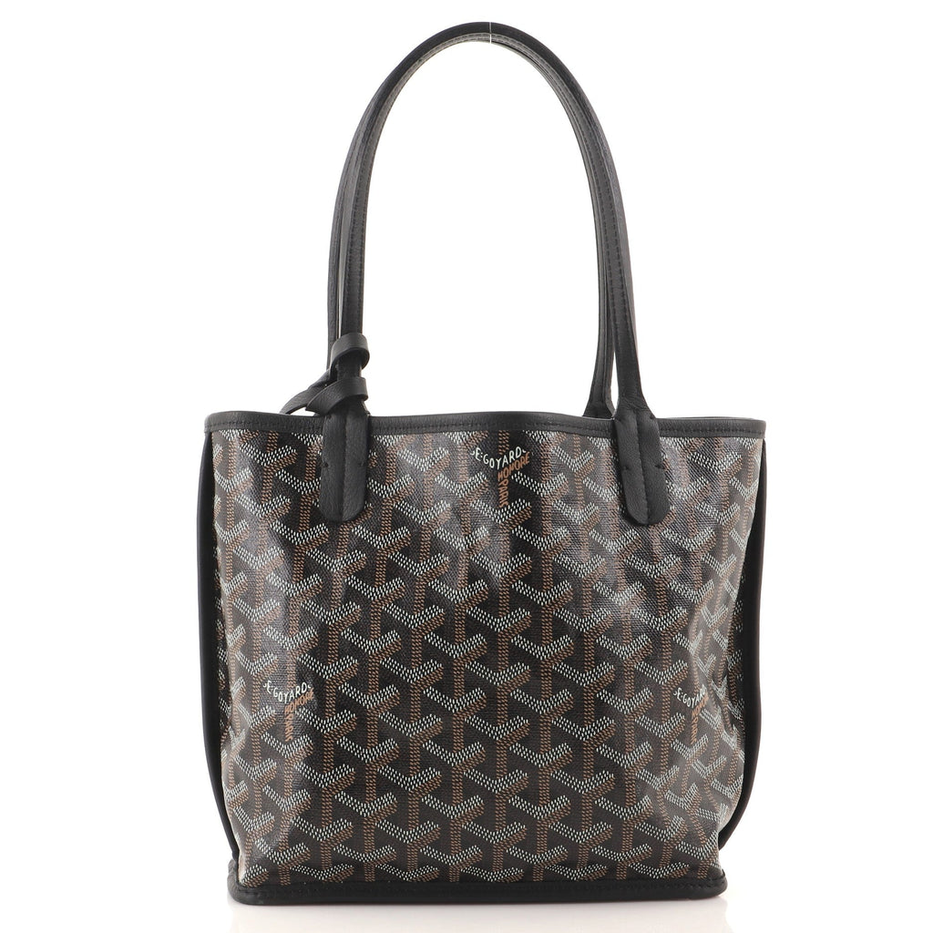 Anjou Reversible Tote Coated Canvas Mini
