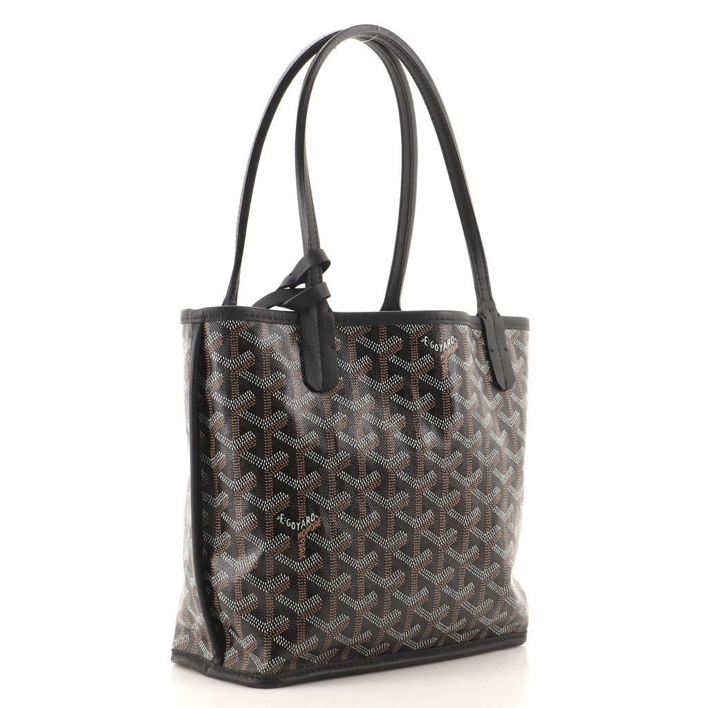 Anjou Reversible Tote Coated Canvas Mini