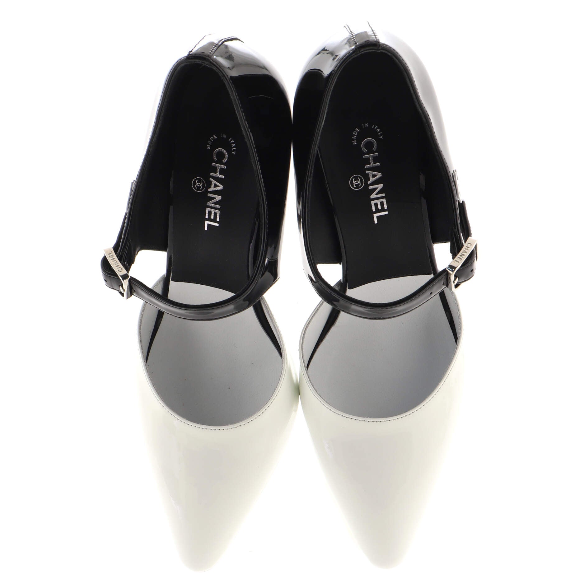 Women's CC Mary Jane Wedge Heel Pumps Patent