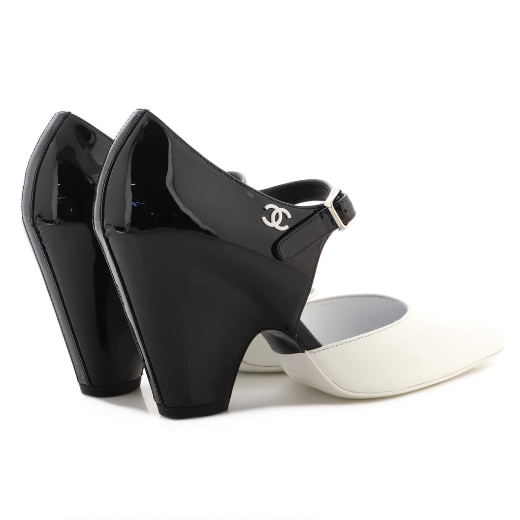 Women's CC Mary Jane Wedge Heel Pumps Patent